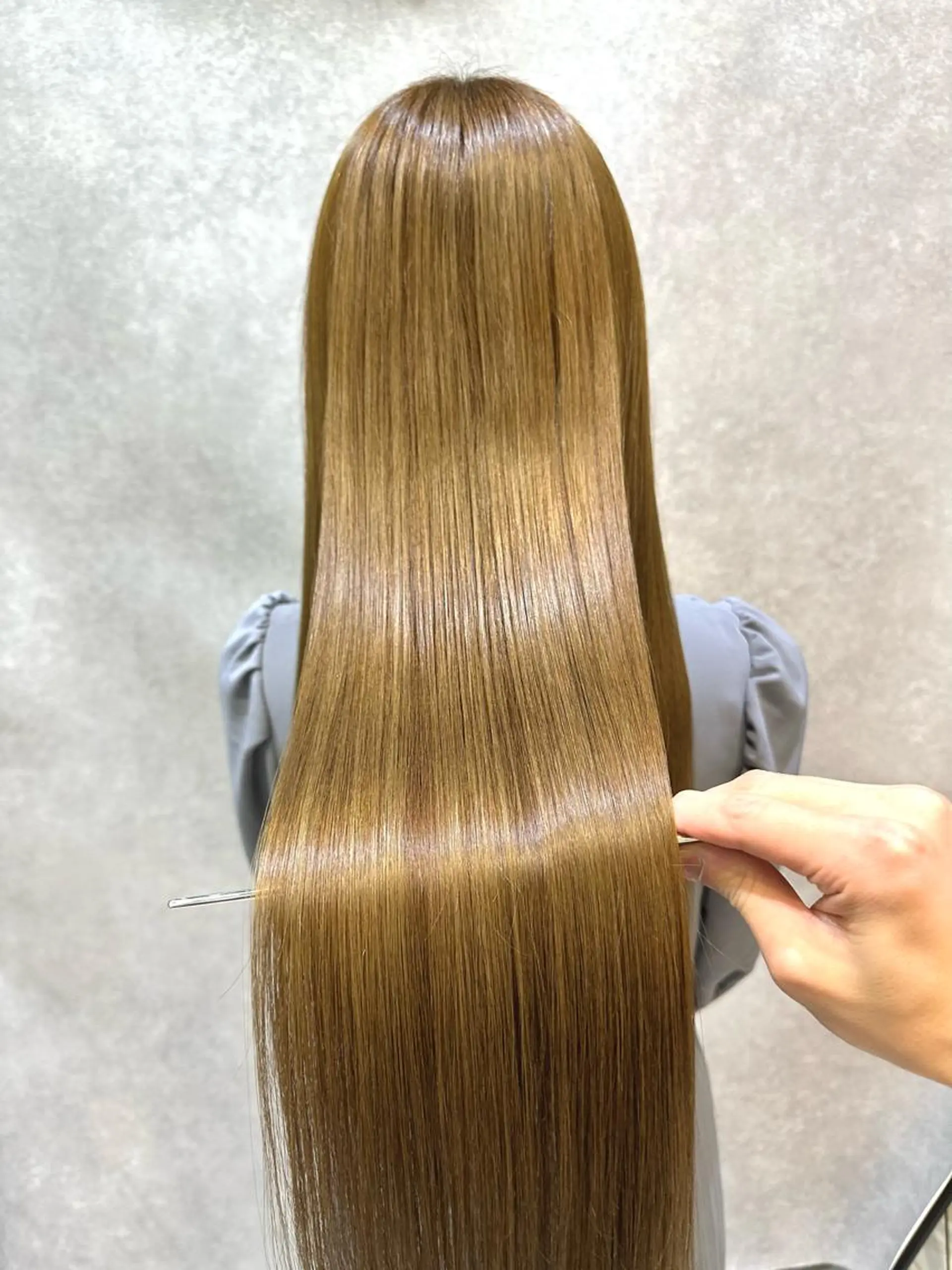 ロング 🔸縮毛矯正/髪質 改善カラー石崎🔸のヘアスタイル