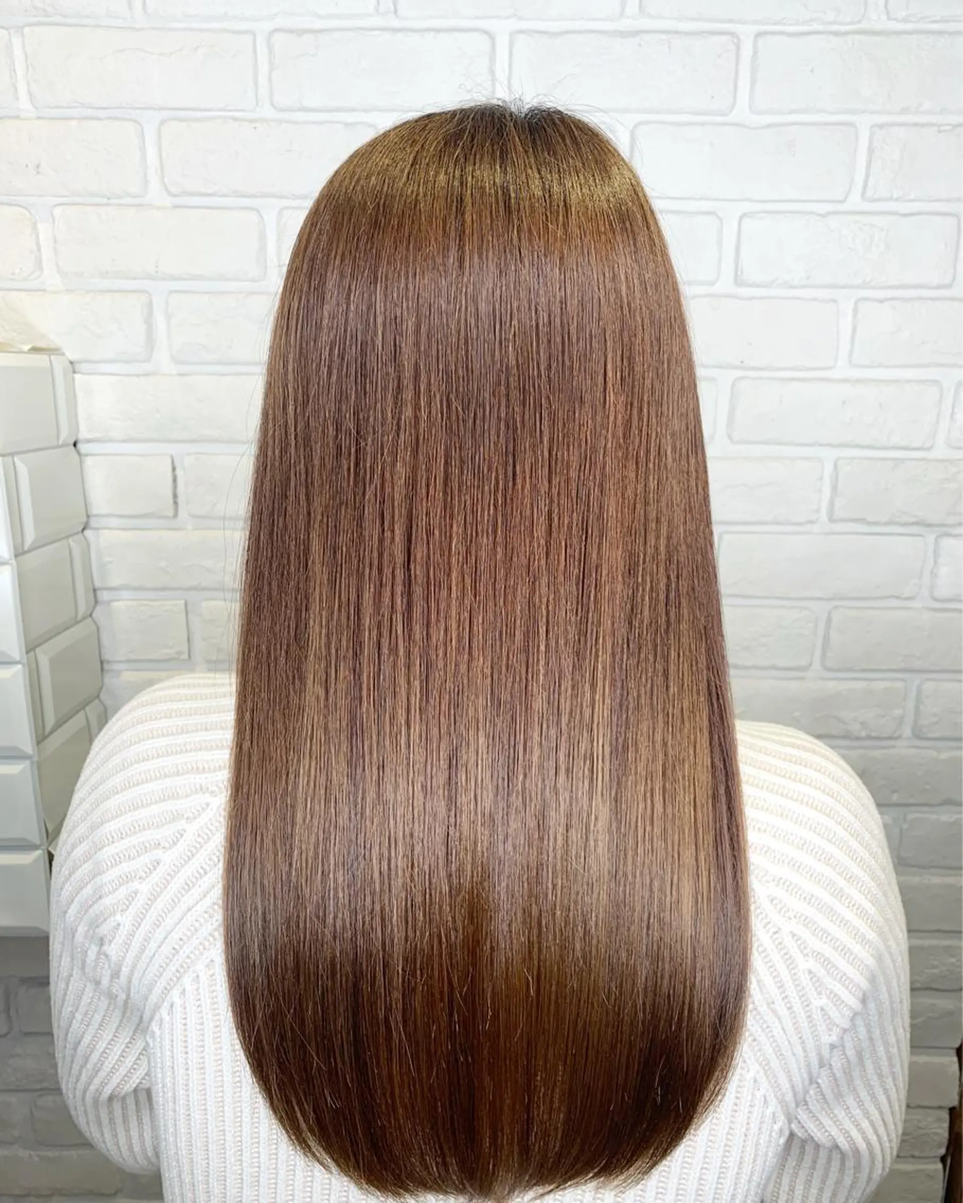 ロング カラー パーマ ヘアアレンジ 髪質改善/縮毛矯正 艶カラー/珠聡のヘアスタイル