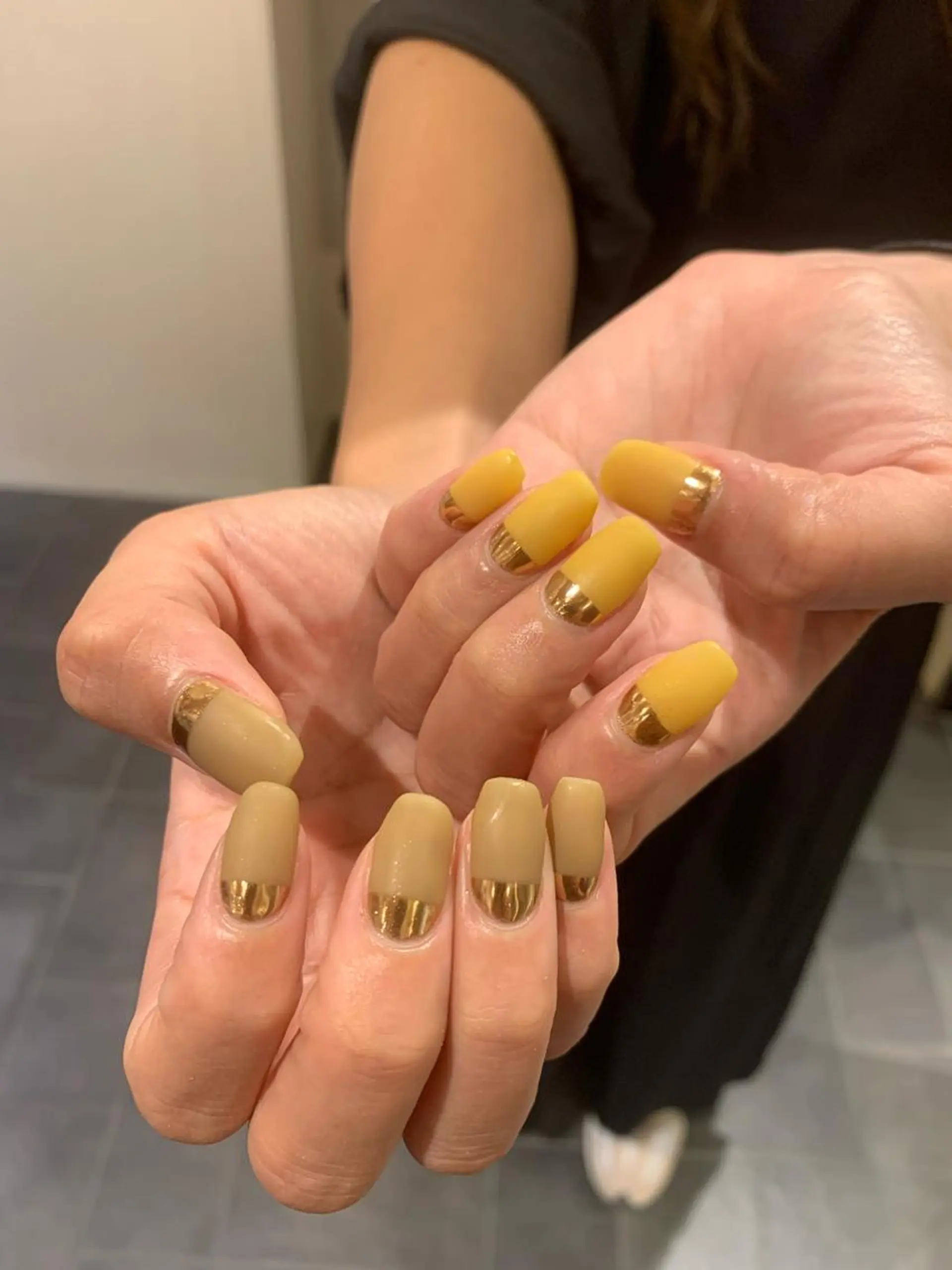 ネイル マットネイル ミラーネイル l my me mine所属・Imyme mine Rioのネイルデザイン