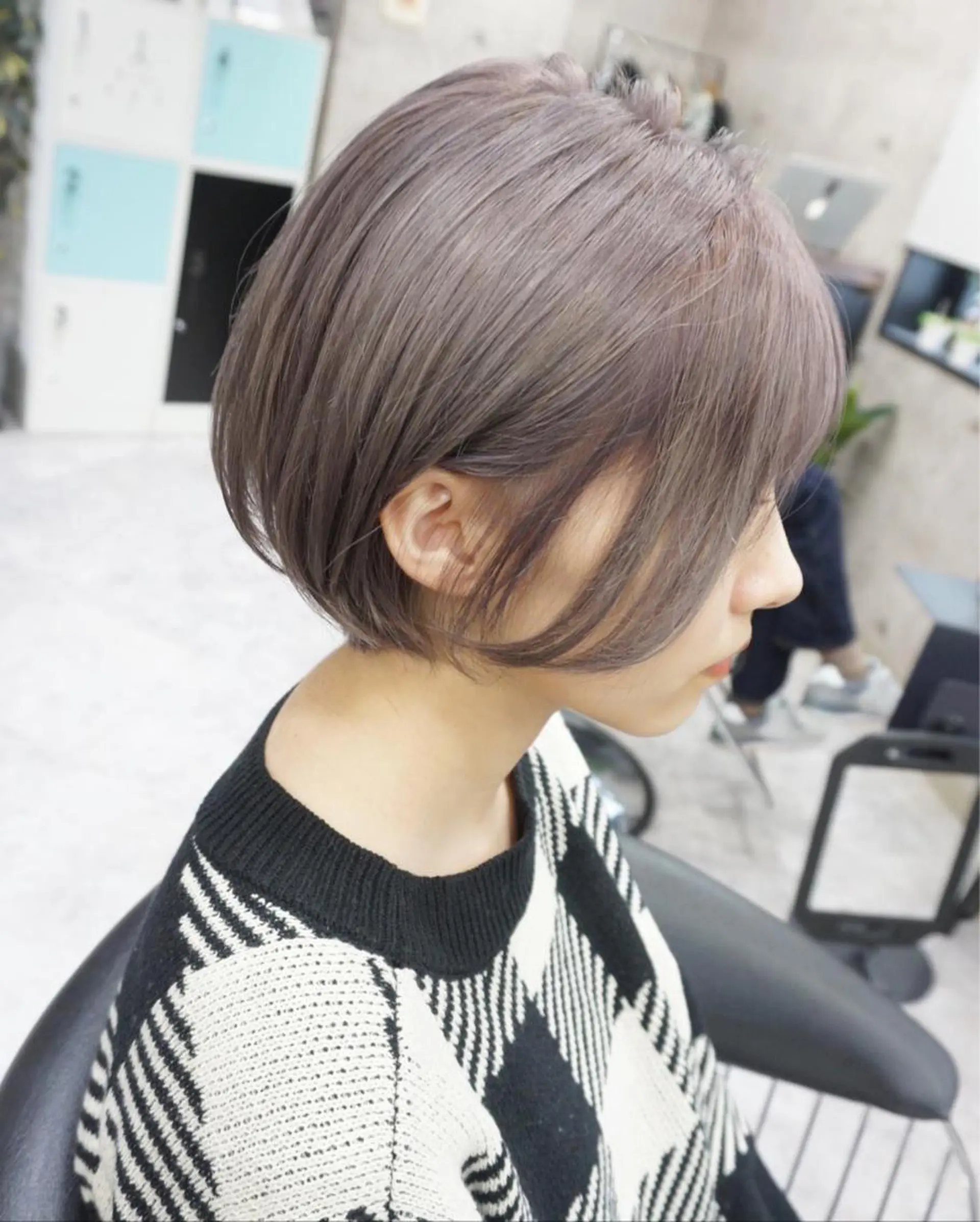 ショート ショートボブ ボブ ショートヘア カット ヘアカラー トリートメント hair teria ryu 大塚のヘアスタイル