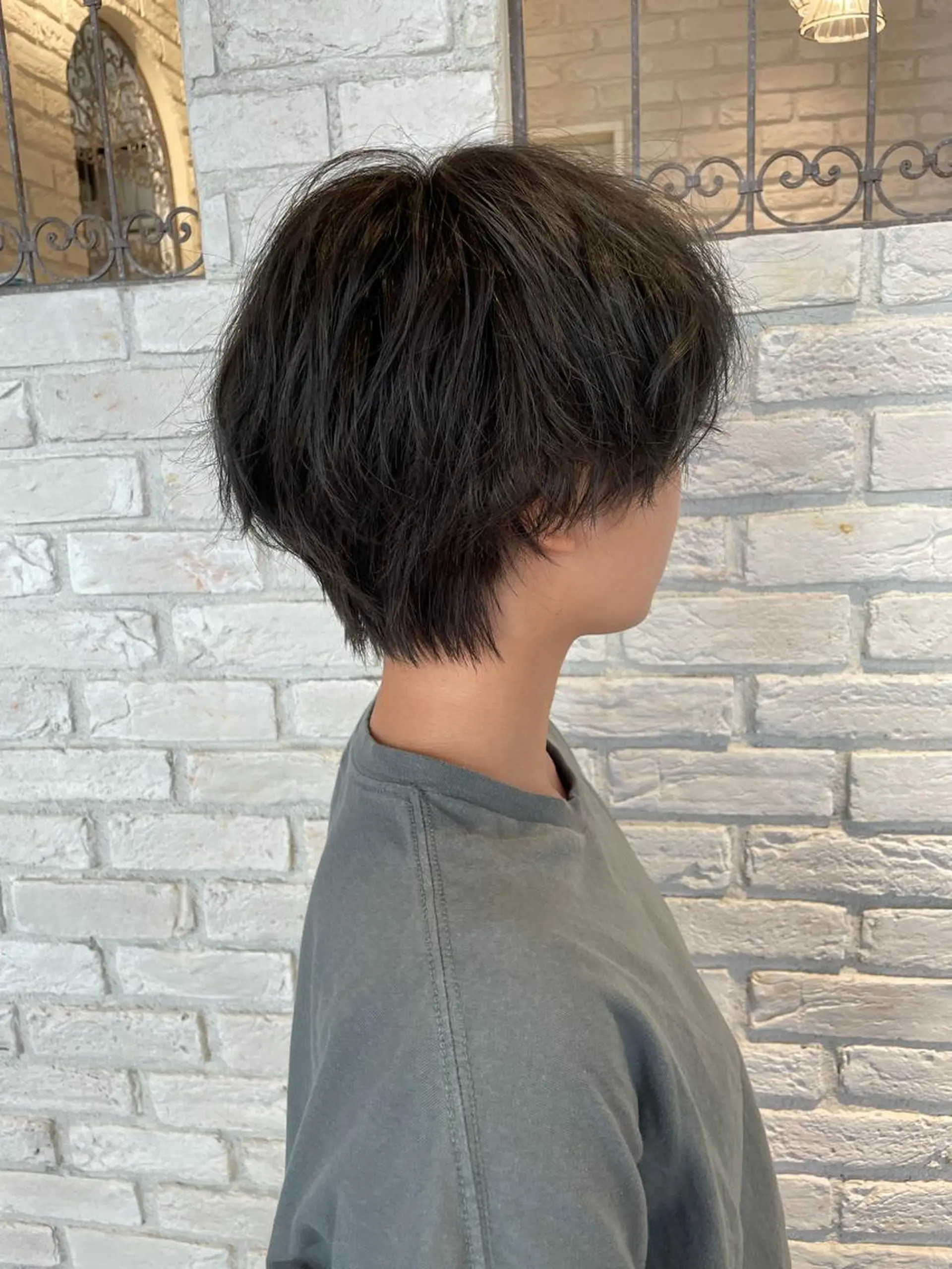 ショート カラー ヘアアレンジ 柳井 準平のヘアスタイル