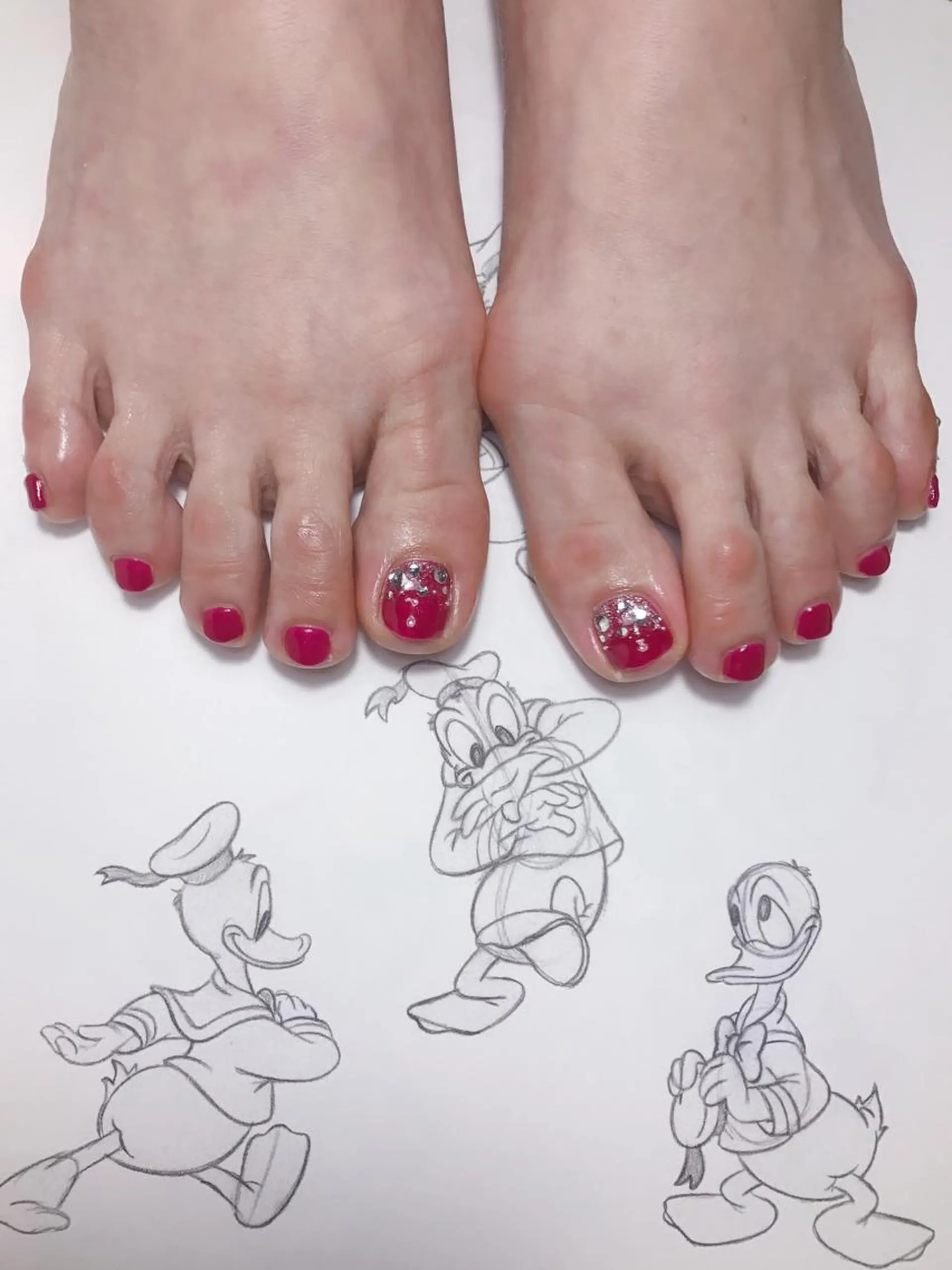 ネイル フットネイル キラキラネイル owlnail /持込みデザイン専門のネイルデザイン