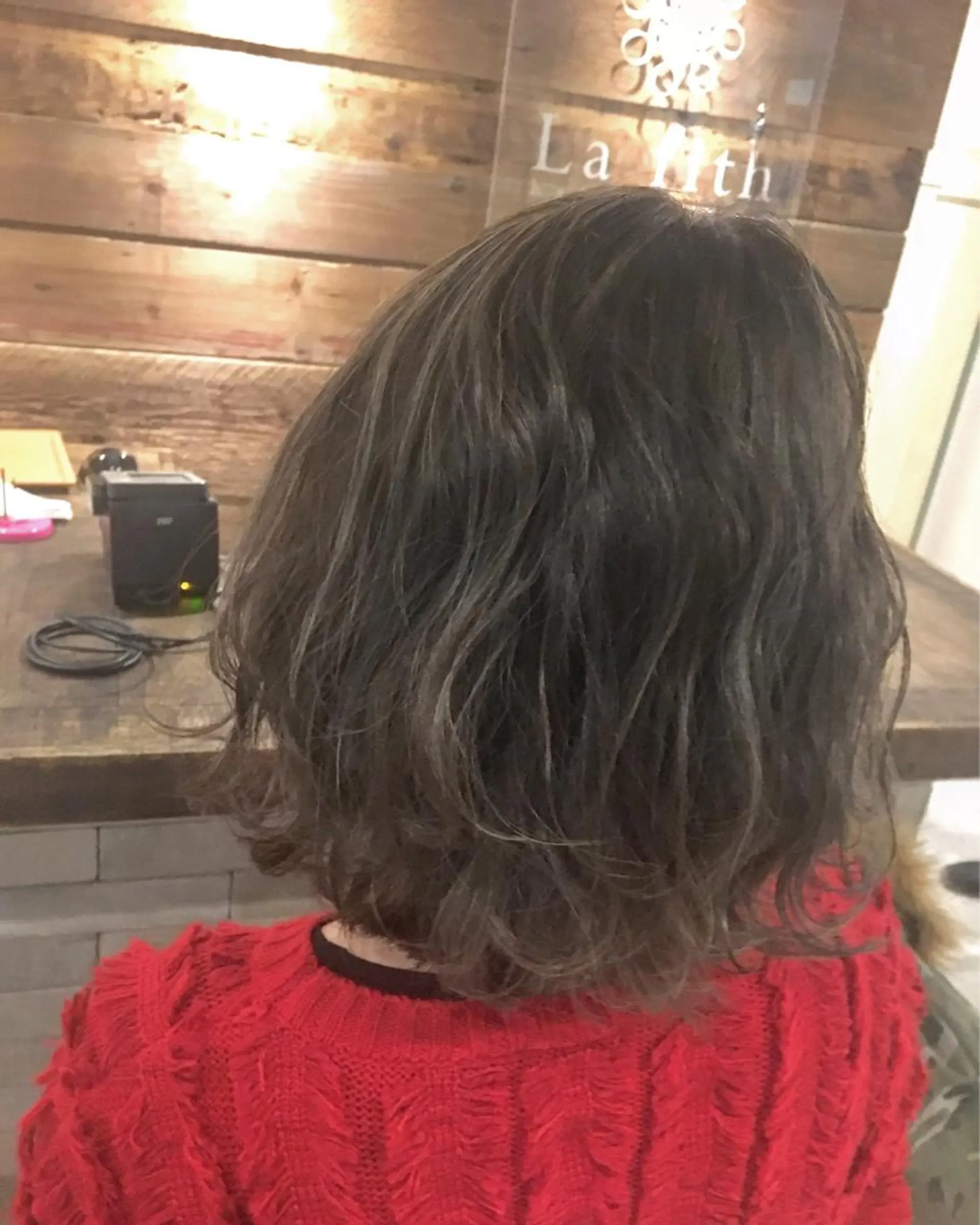 ショート カラー グレージュ ハイライトカラー ハイライト lafith hair dope所属・[外国人風カラー] 店長 田中健太のヘアスタイル