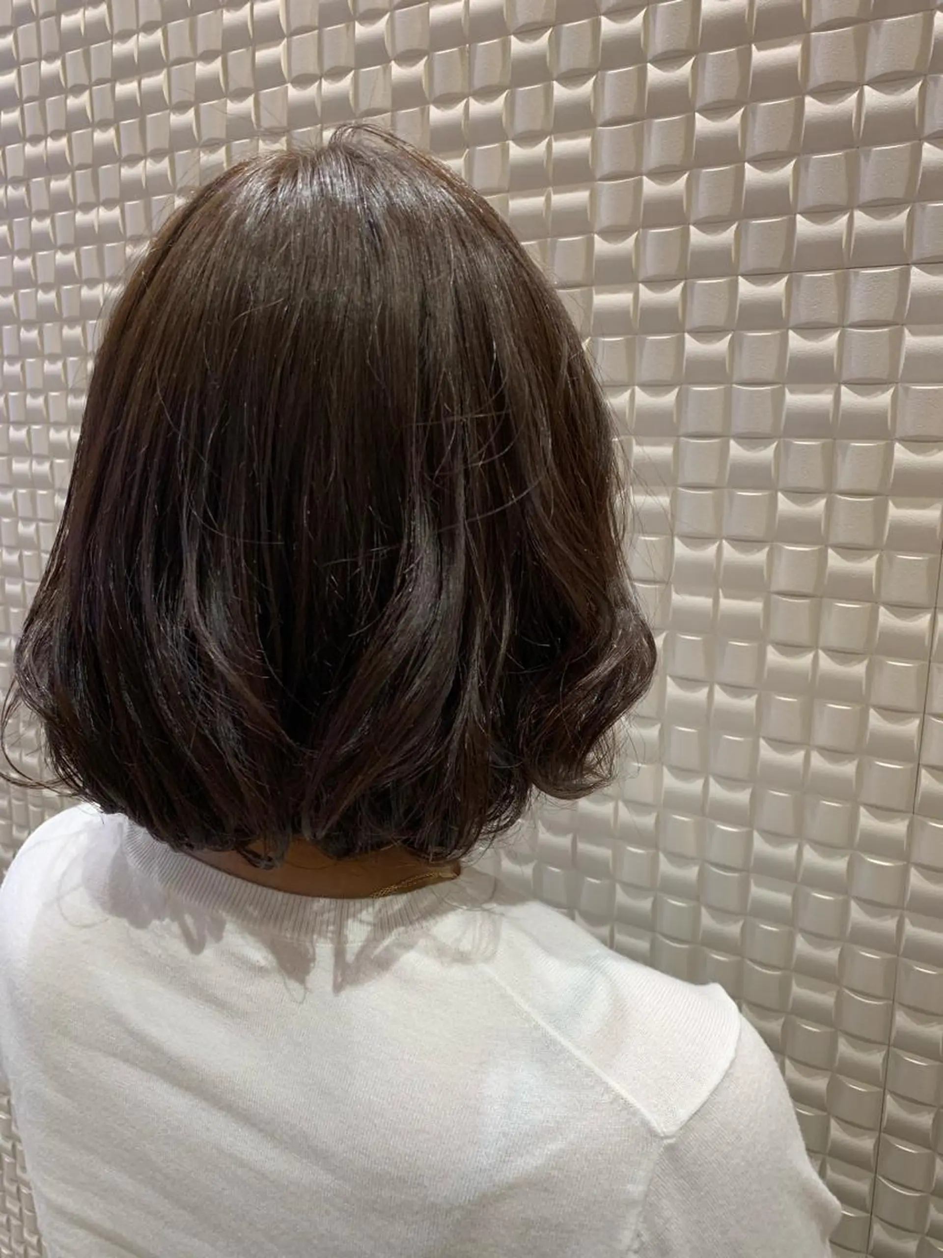 ミディアム カラー シャドールーツ美容師 篠原康太のヘアスタイル