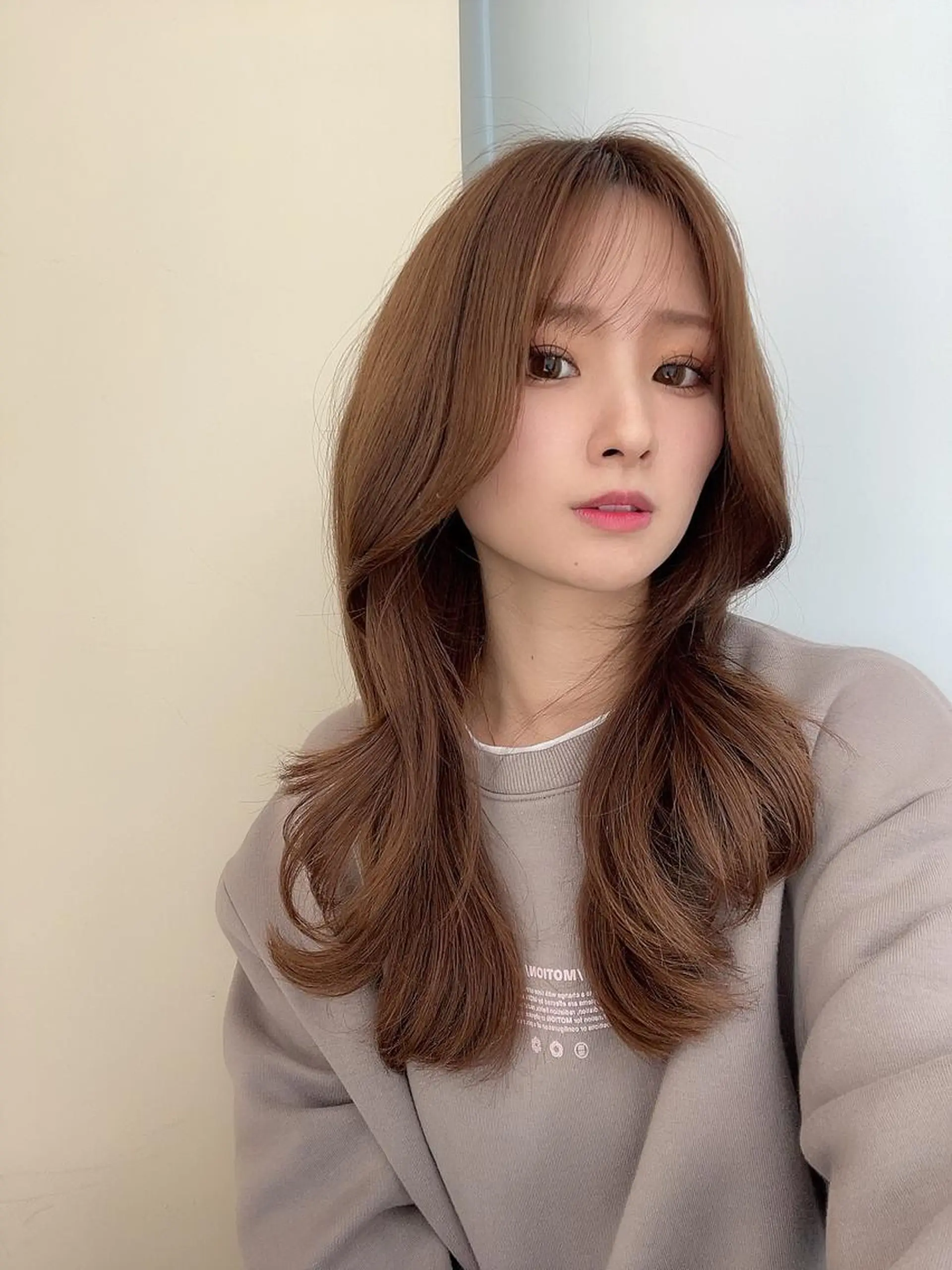 ロング カラー レイヤーカット顔周り /アレンジ伊藤彪真のヘアスタイル