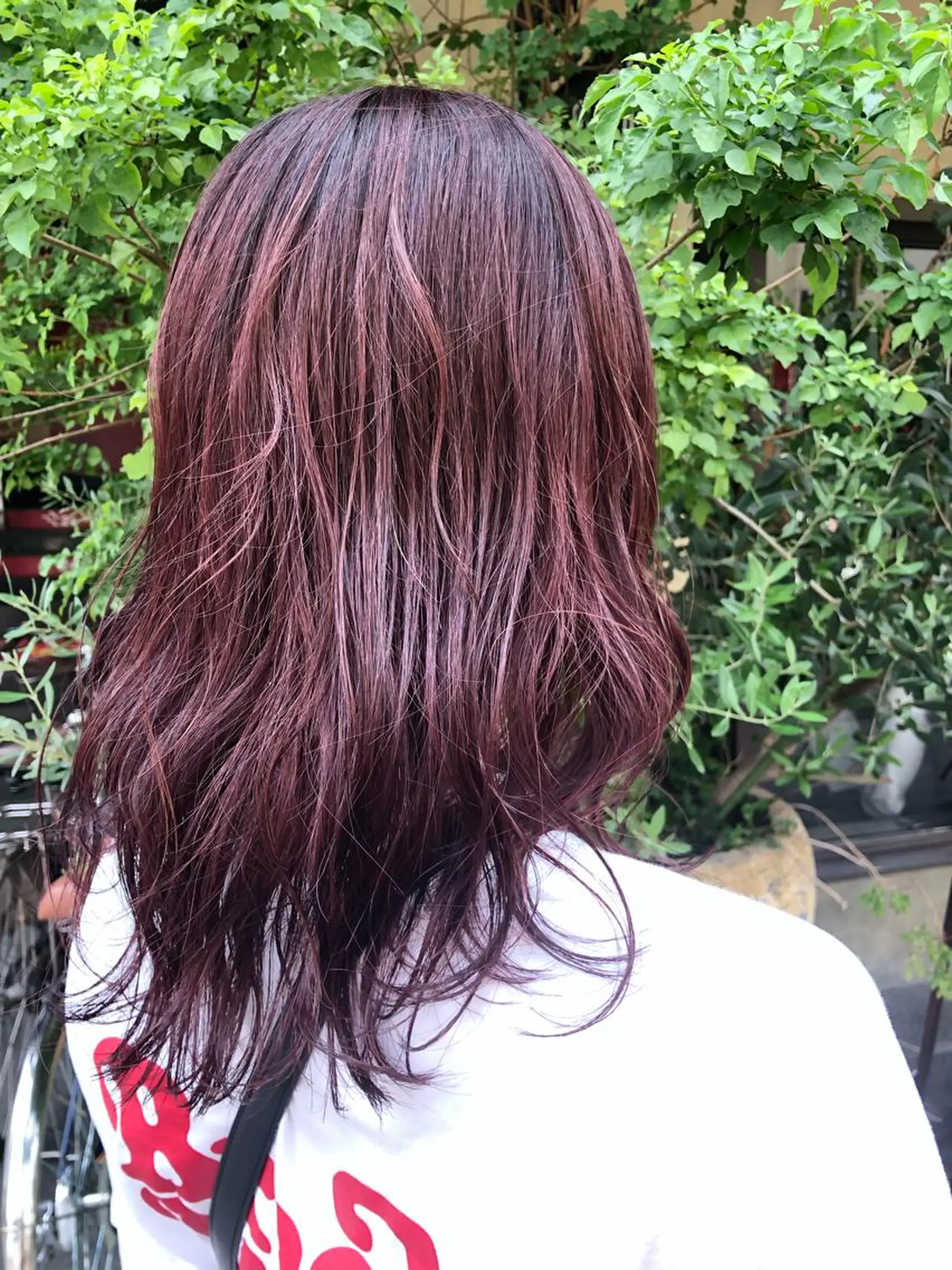 ミディアム カラー 🧸プルエクステ❤︎ ネイルKAO🧸のヘアスタイル