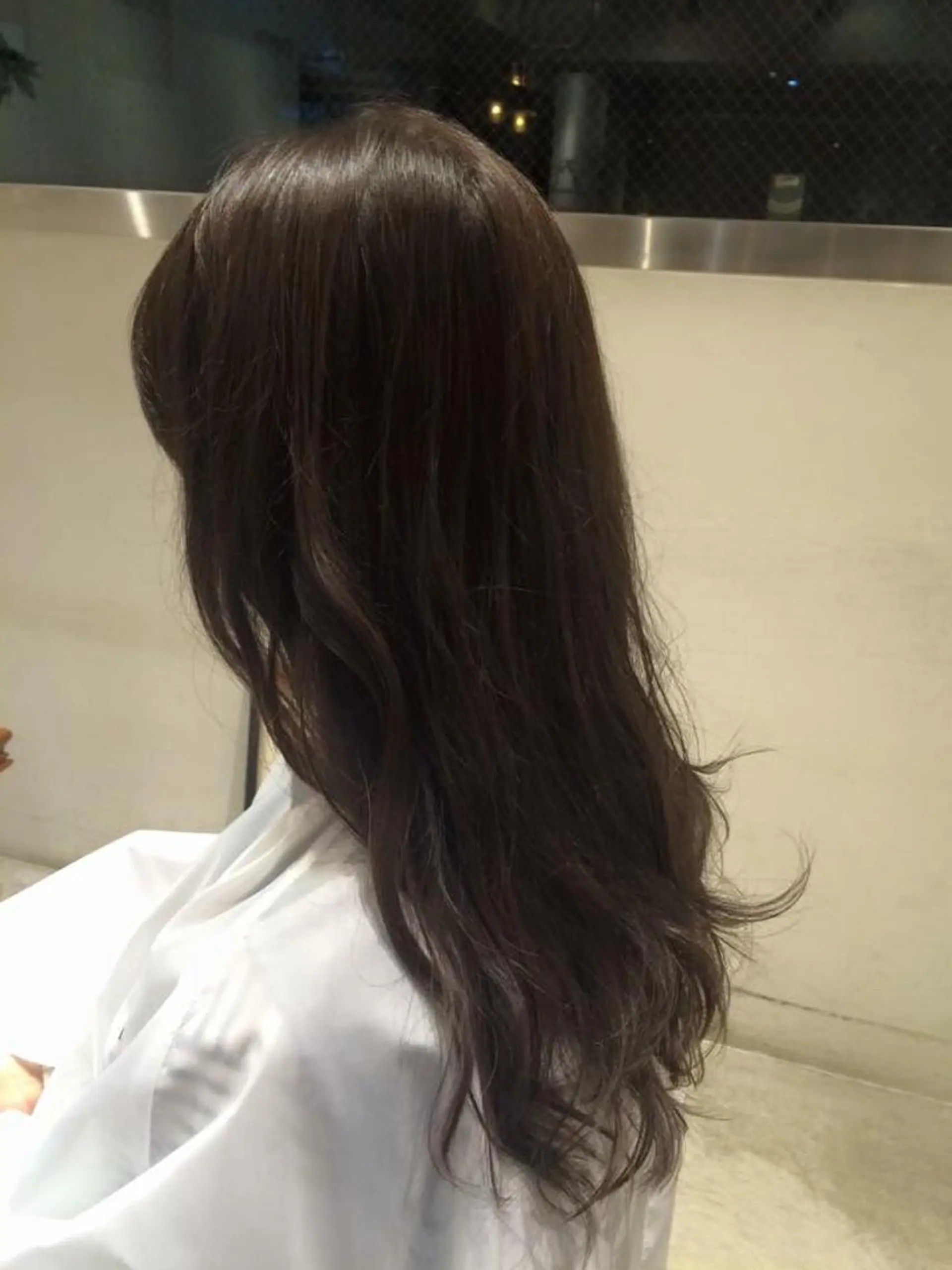 セミロング カラー パーマ アッシュ ツヤ美髪💐 髪質改善/高山愛来のヘアスタイル