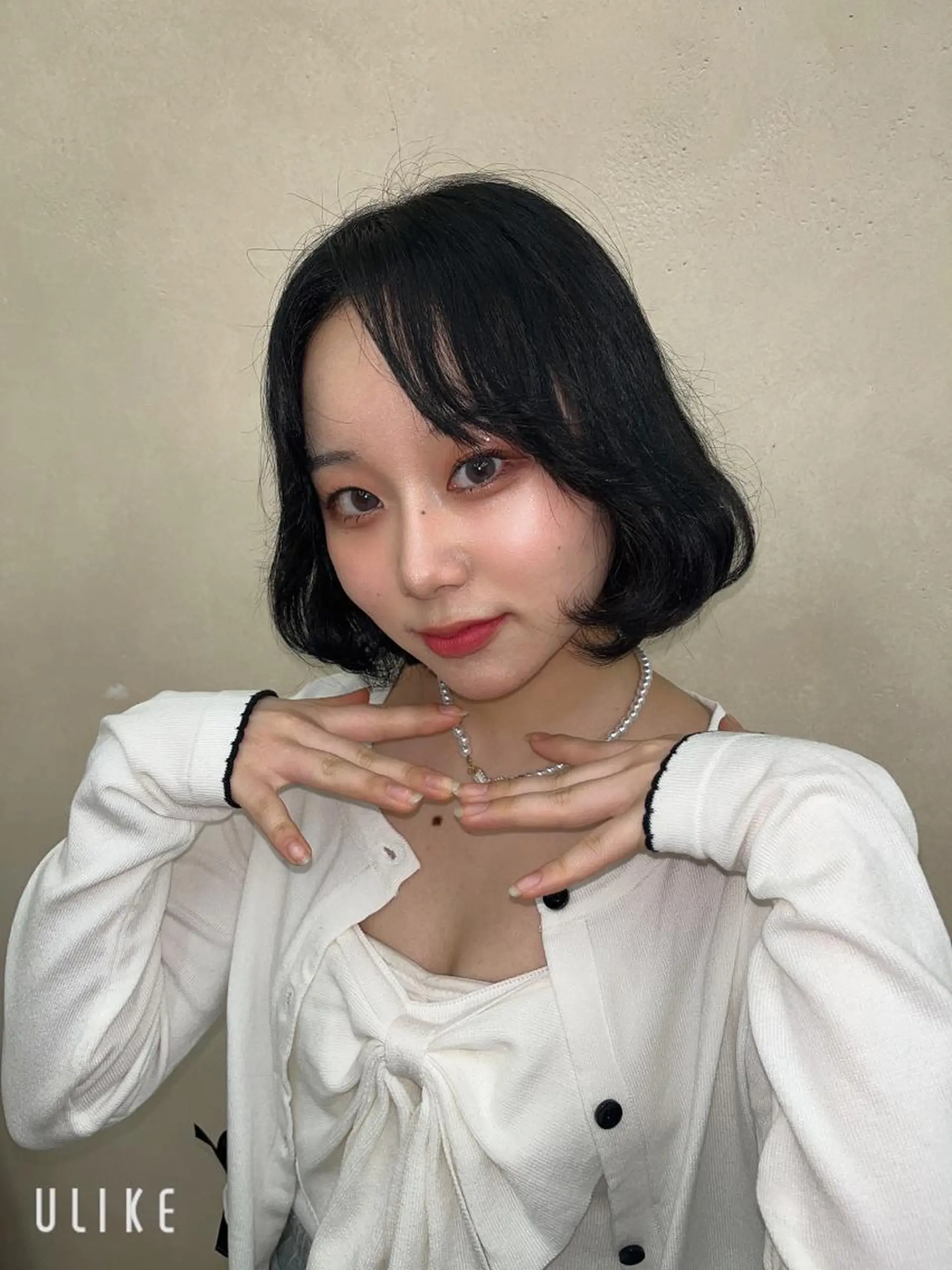 ミディアム カット ヘアカラー 🇰🇷jisoo -ジス-🇰🇷のヘアスタイル