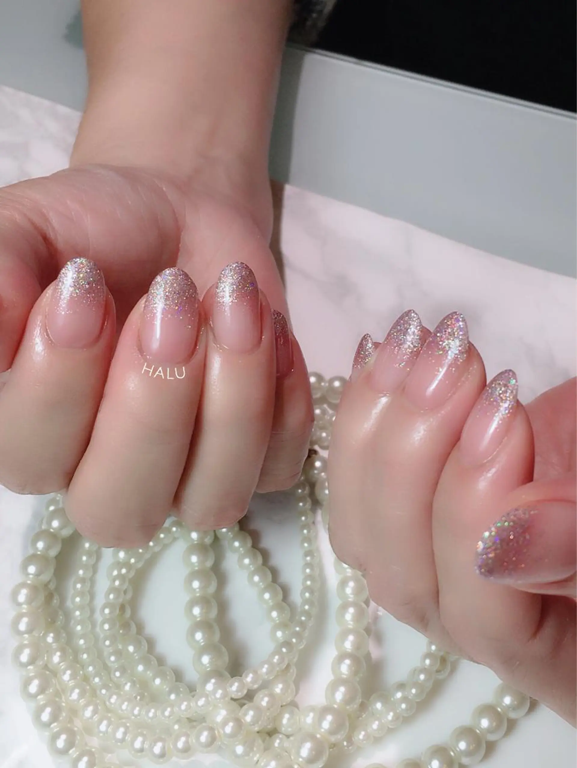 ネイル ピンク シンプルネイル HALU ハルのネイルデザイン