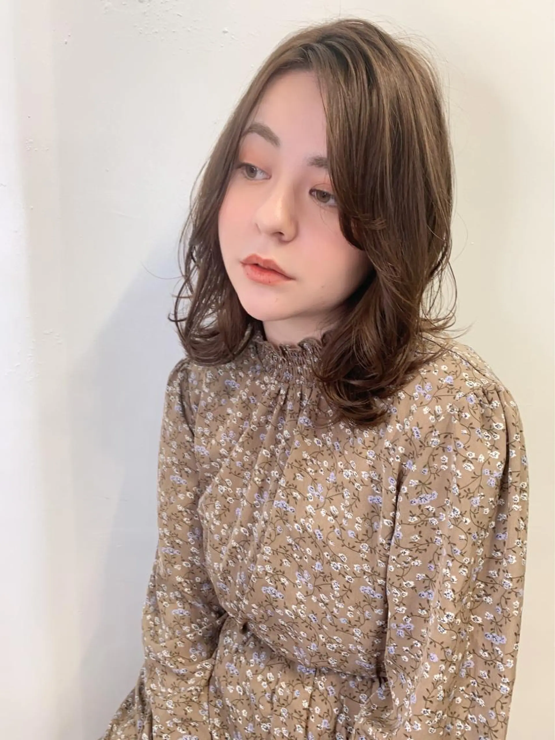 ミディアム カラー 髪質改善カラー☆ ヘアアレンジmiyuのヘアスタイル