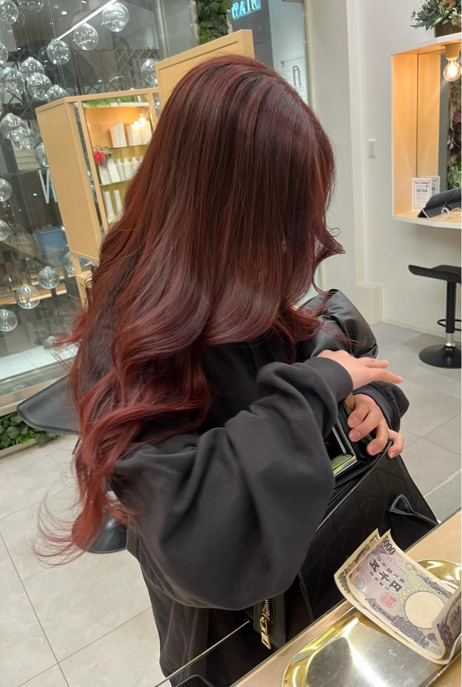 カラー ピンクカラー 🟣niw SHUNNA🟣のヘアスタイル