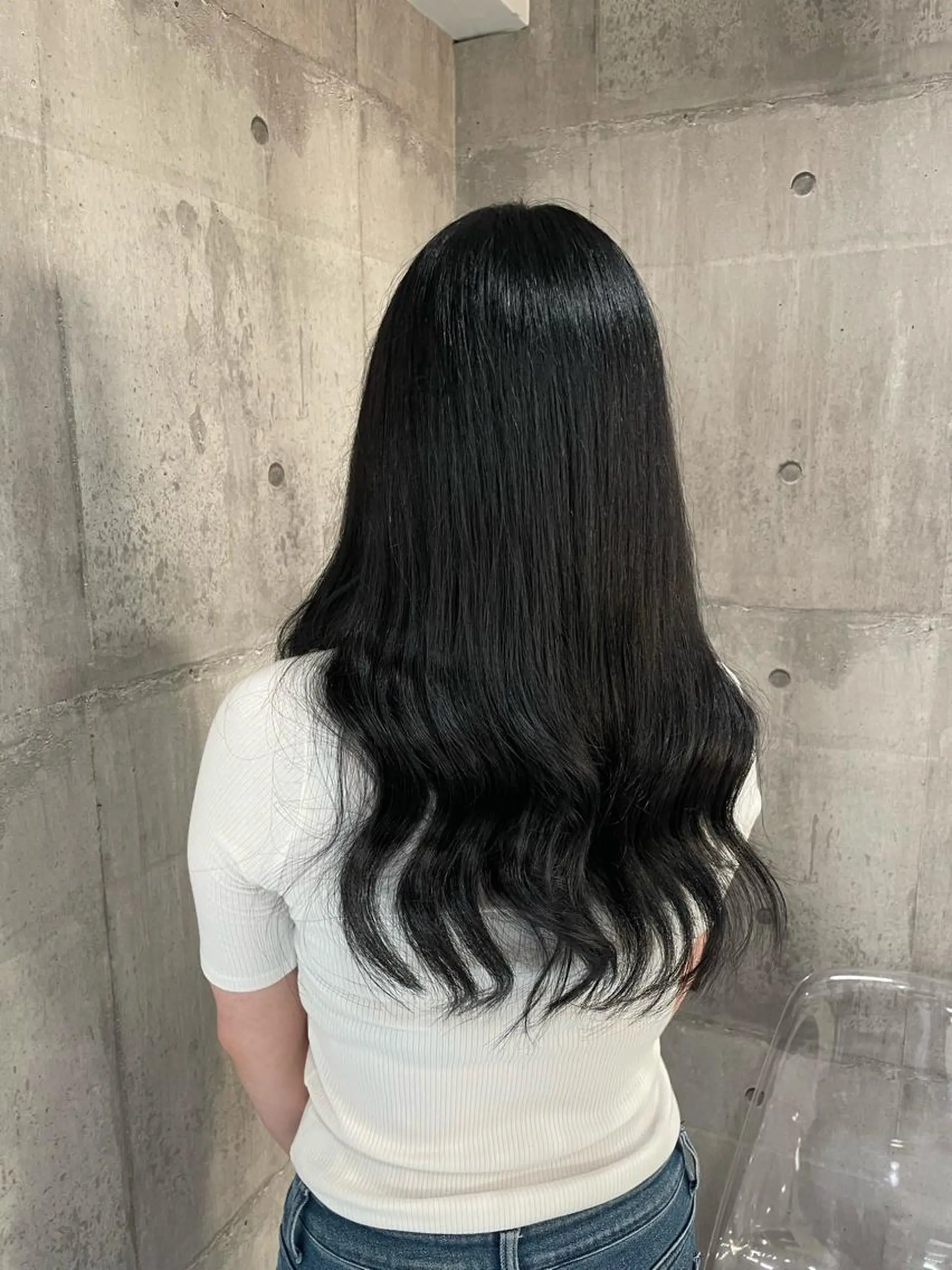 ロング カラー ヘアアレンジ 黒髪 ヘアカラー トリートメント 似合わせヘア💎 Ÿutóのヘアスタイル