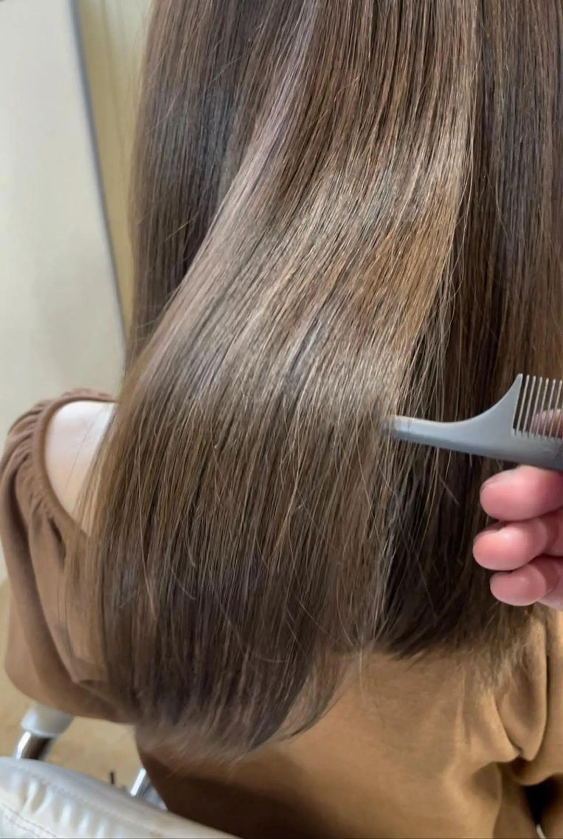 ロング カラー ケアブリーチ /髪質 改善/古橋圭史郎のヘアスタイル