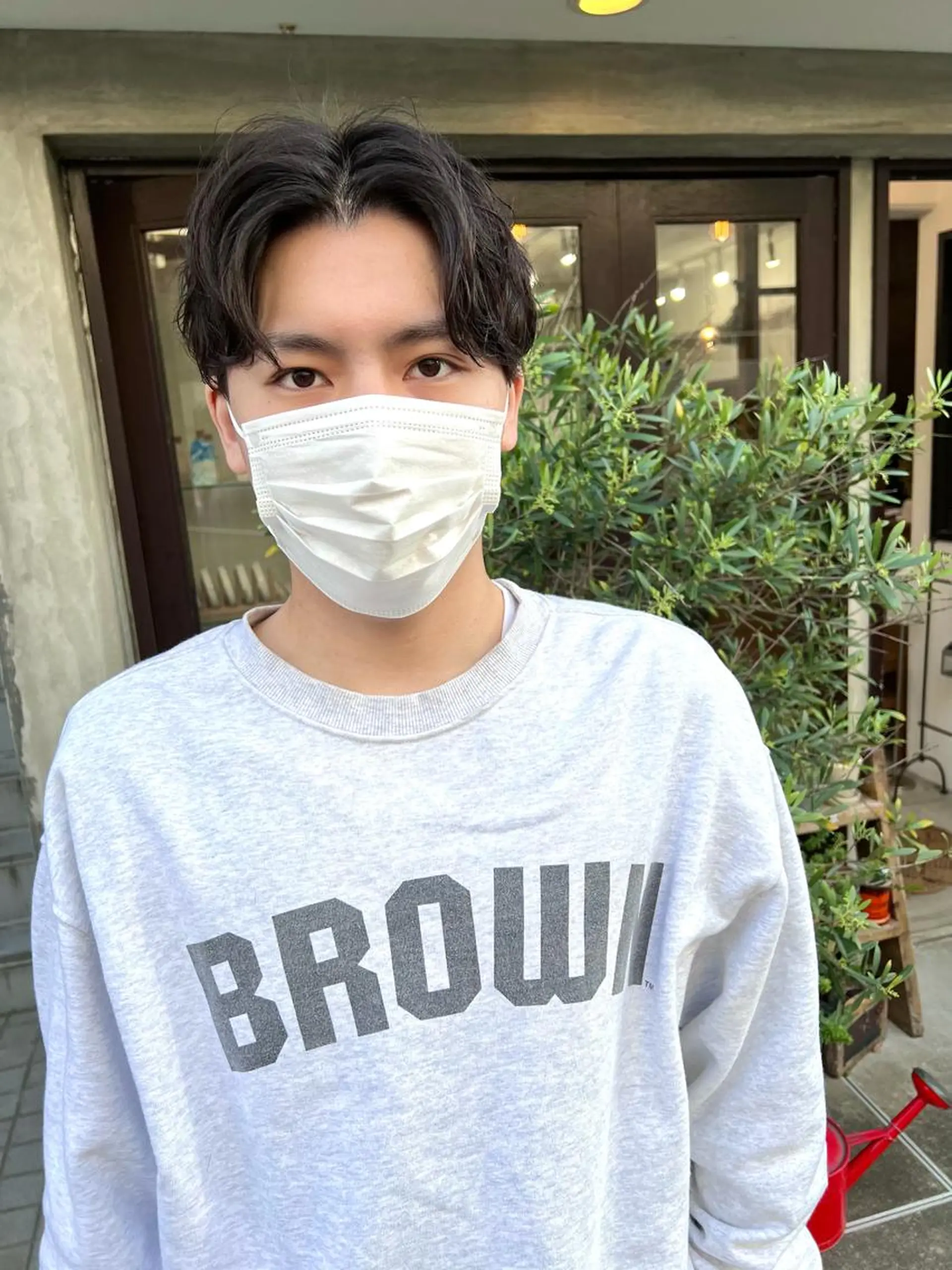 ショート メンズ カット 木村陸弥 似合わせ 透明感カラー🌿のヘアスタイル