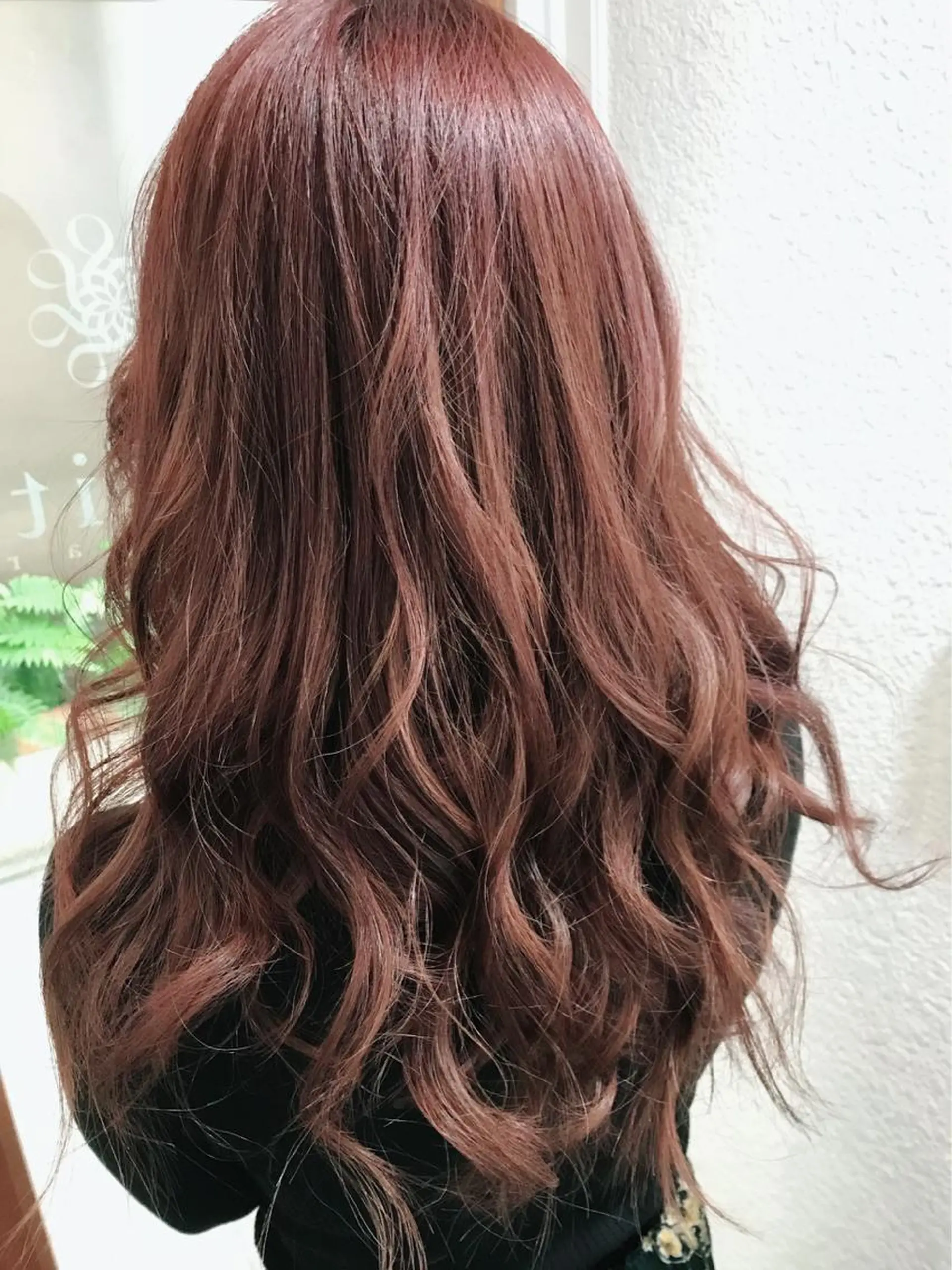 ロング カラー ピンクカラー バイオレットカラー カット ヘアカラー トリートメント 山本 みきのヘアスタイル