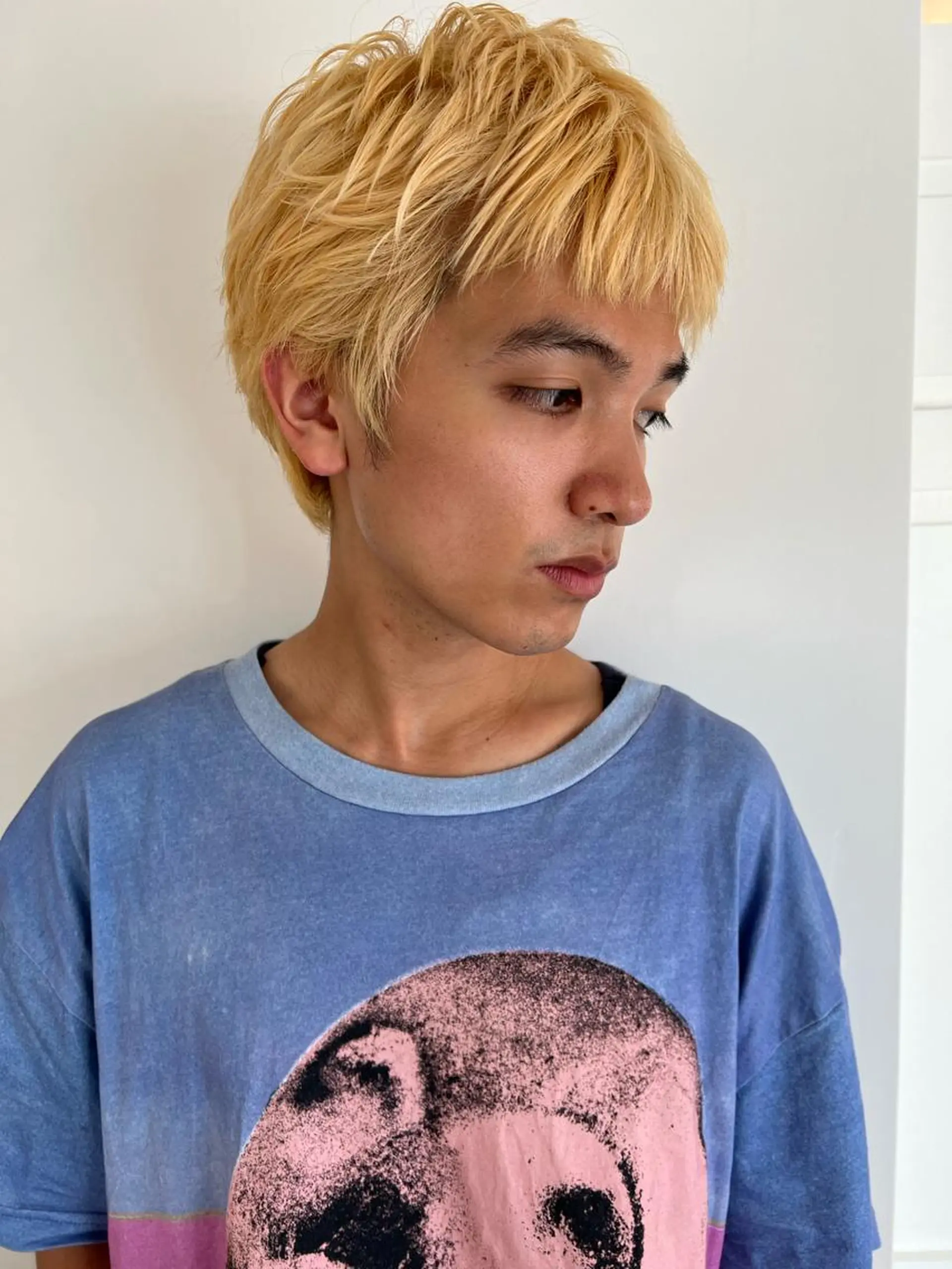 メンズ ブリーチカラー🎀 韓国風/寺門美優のヘアスタイル