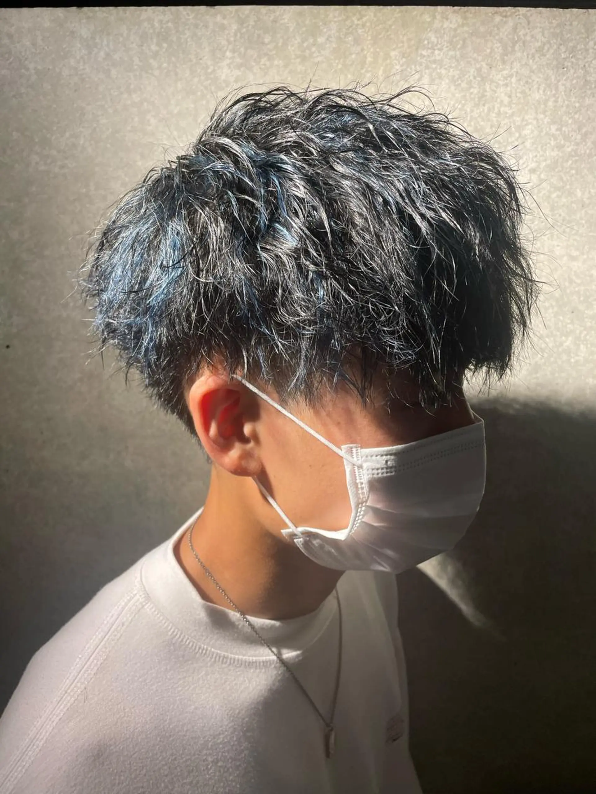ショート カラー パーマ メンズ メンズメッシュ メンズパーマ ツイストスパイラルパーマ メッシュ スパイラルパーマ ヘアカラー Clear Takeru🌀🌀のヘアスタイル