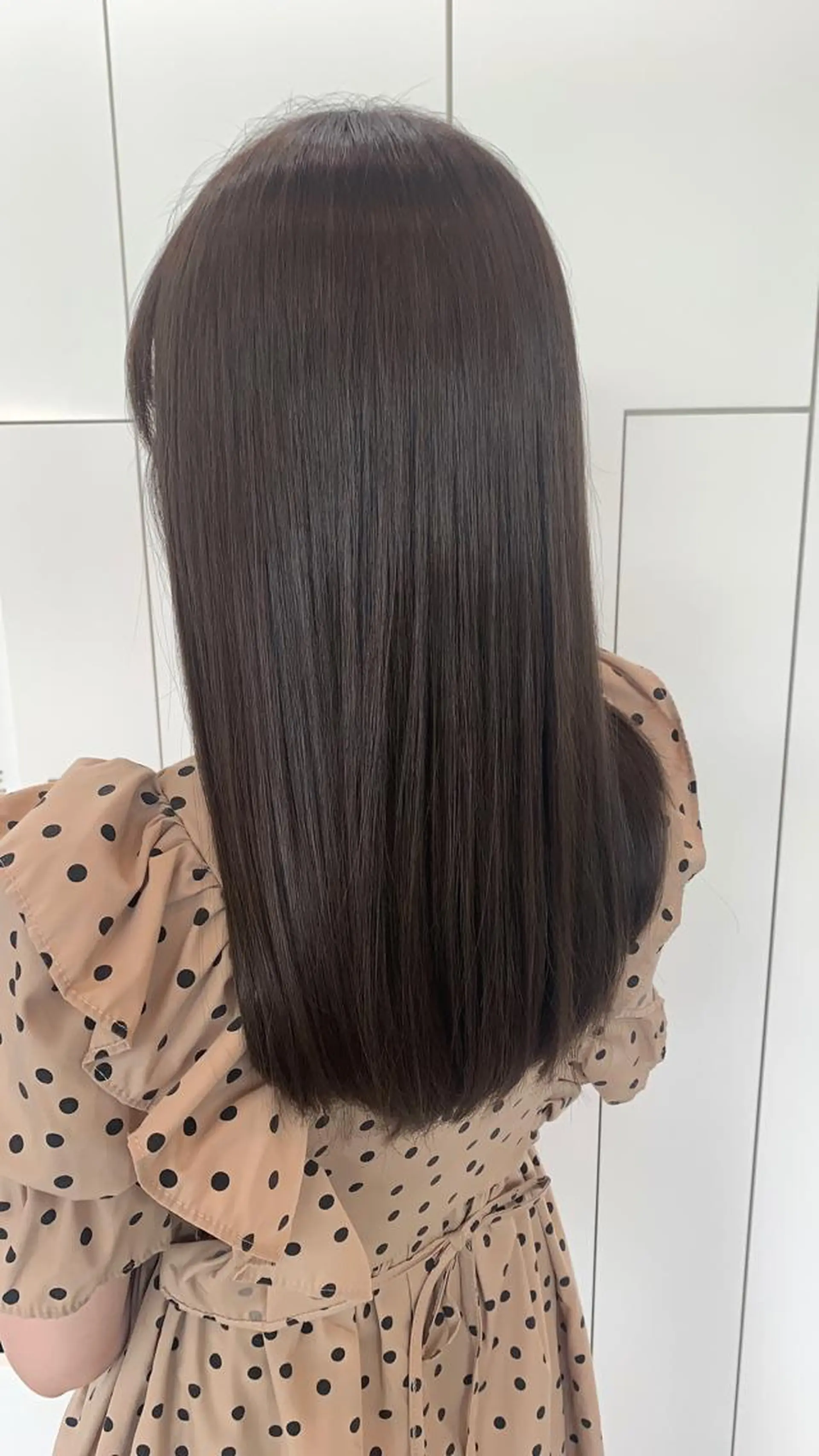 ロング カラー カット ヘアカラー トリートメント ヘッドスパ 韓国レイヤー✨ yasuko銀座のヘアスタイル