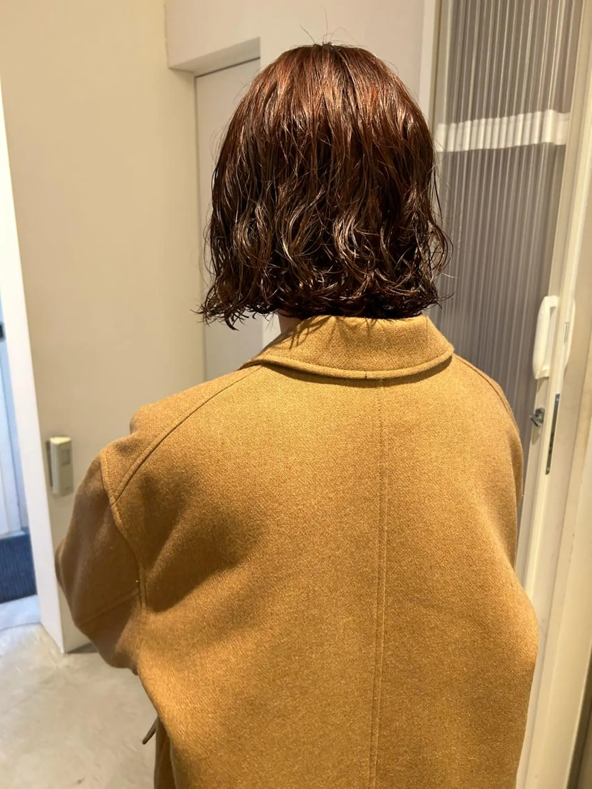 ショート カラー ボブ 、 、のヘアスタイル