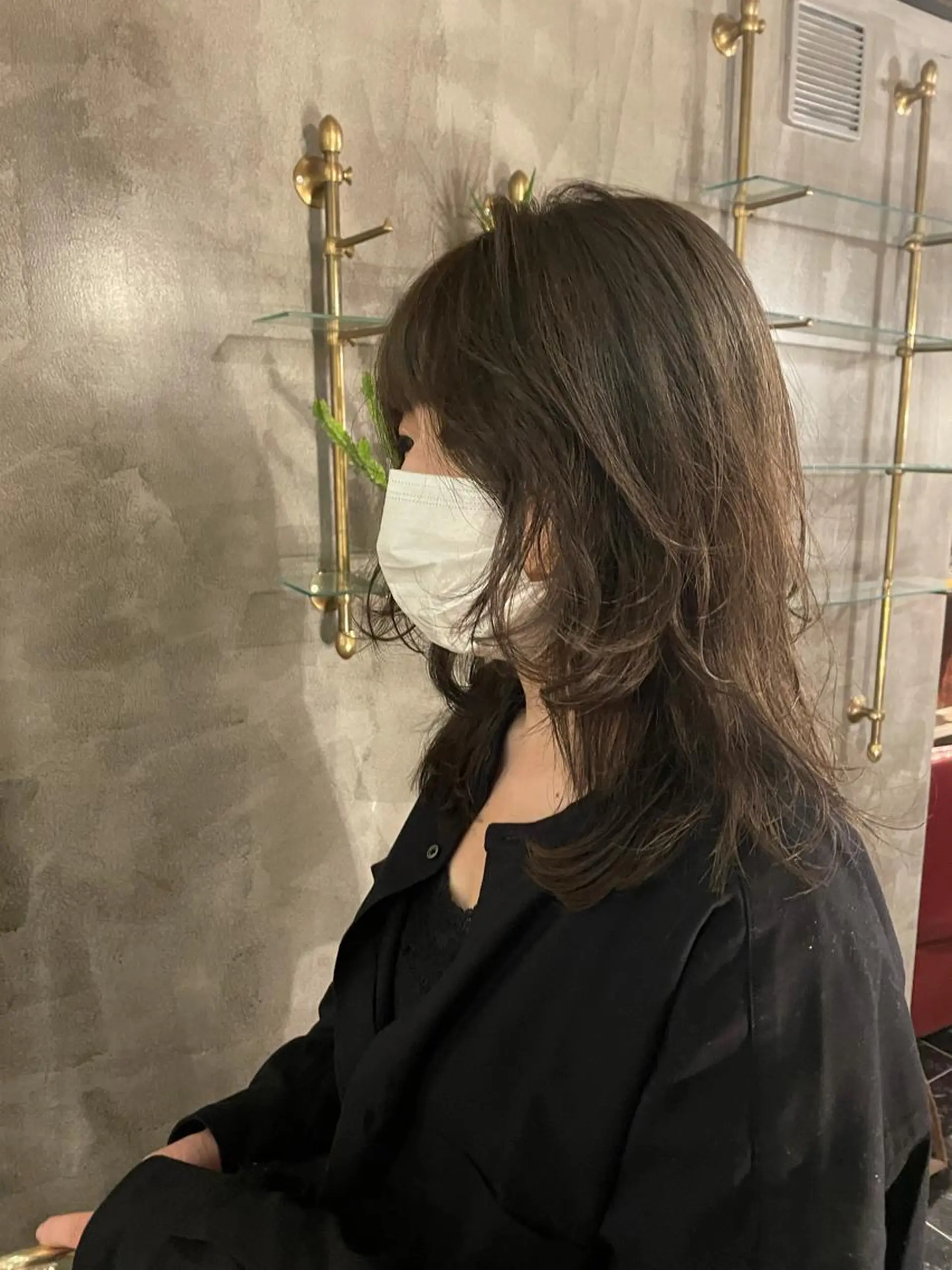 セミロング カラー ヘアカラー トリートメント 🦋透明感カラー /ケアブリーチ🦋のヘアスタイル