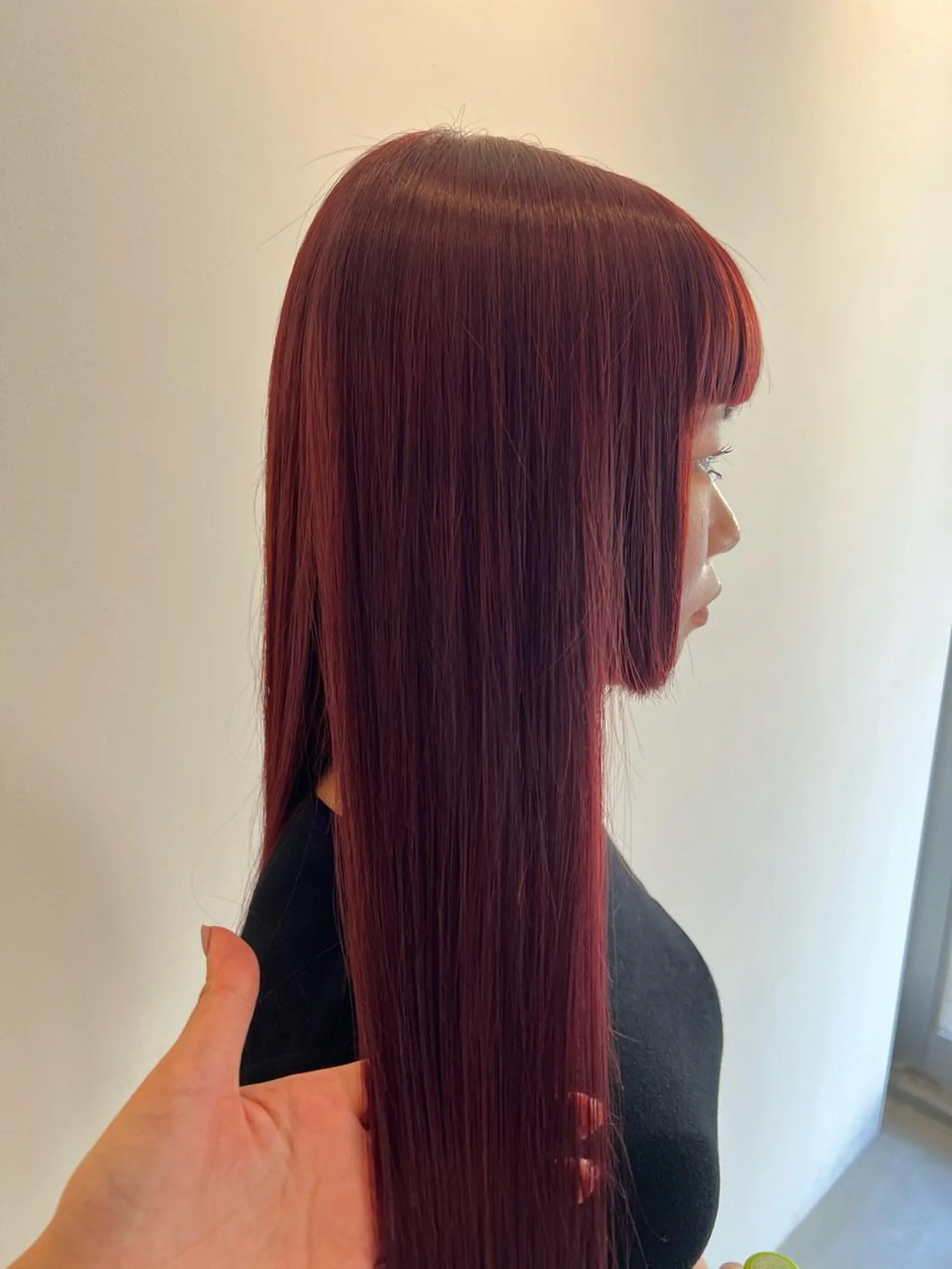 ロング カラー 垢抜けハイトーン×ブ ロウリストAZUKIのヘアスタイル