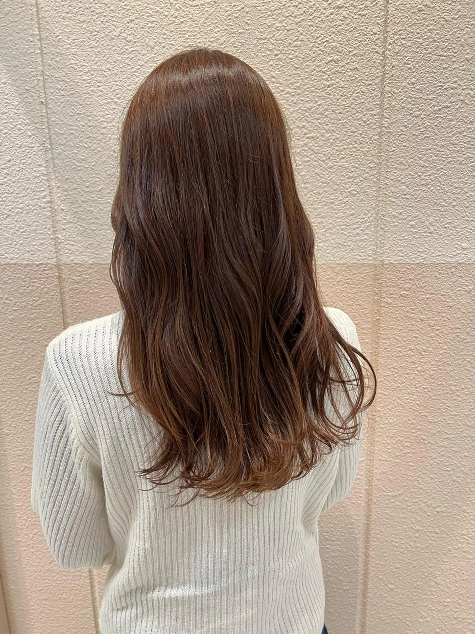 セミロング カット ヘアカラー トリートメント 下山 大智のヘアスタイル