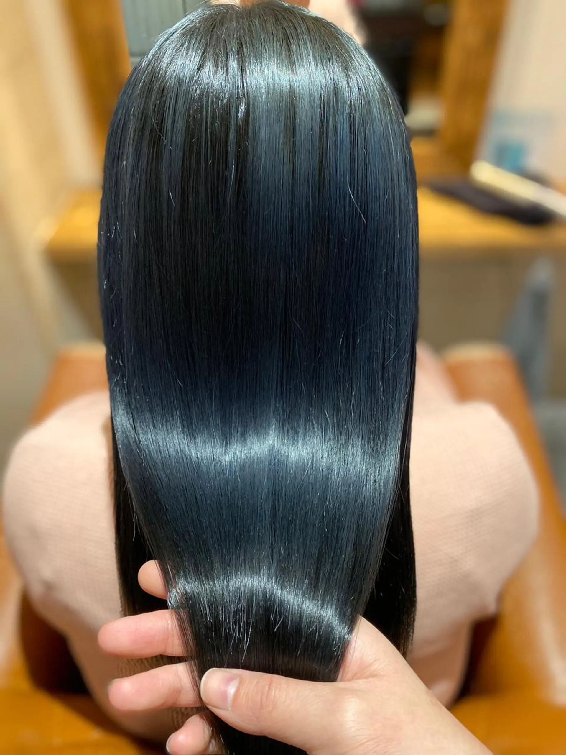 ロング カラー 髪質改善×矯正🫧 韓国ヘアasamiのヘアスタイル