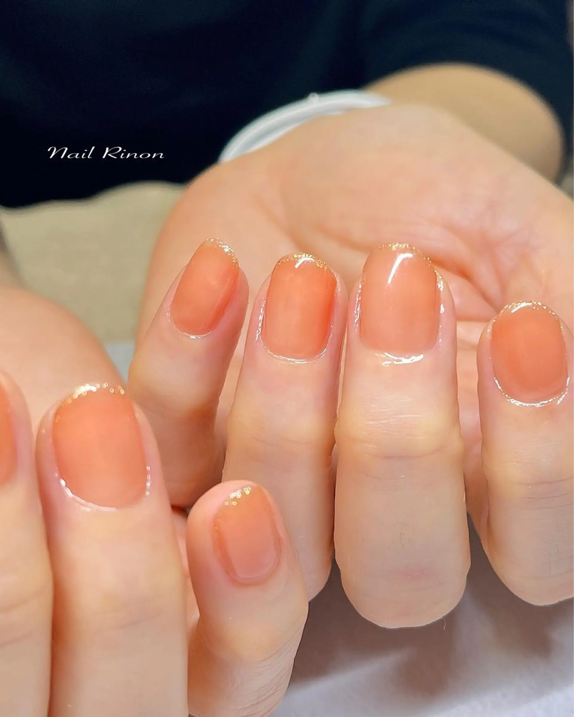 ネイル ラメ(グリッター) ハンドネイル Nail Rinonのネイルデザイン