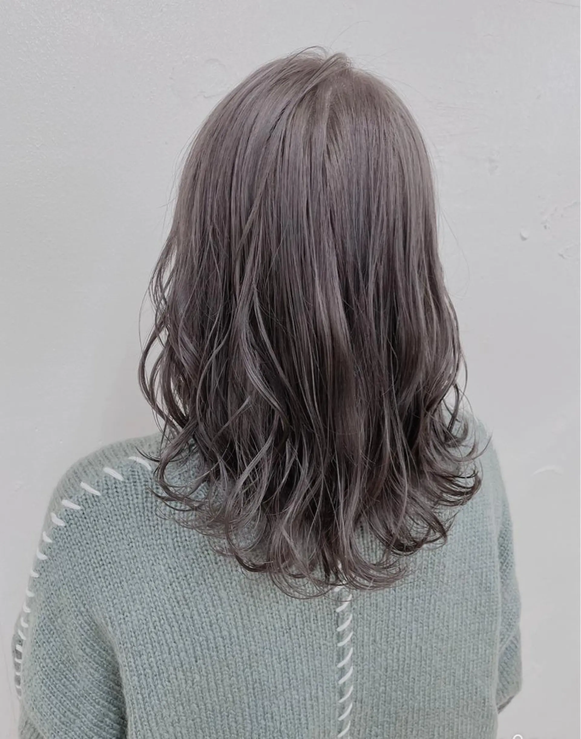 ミディアム カラー ダブルカラー 韓国ヘアKYONのヘアスタイル