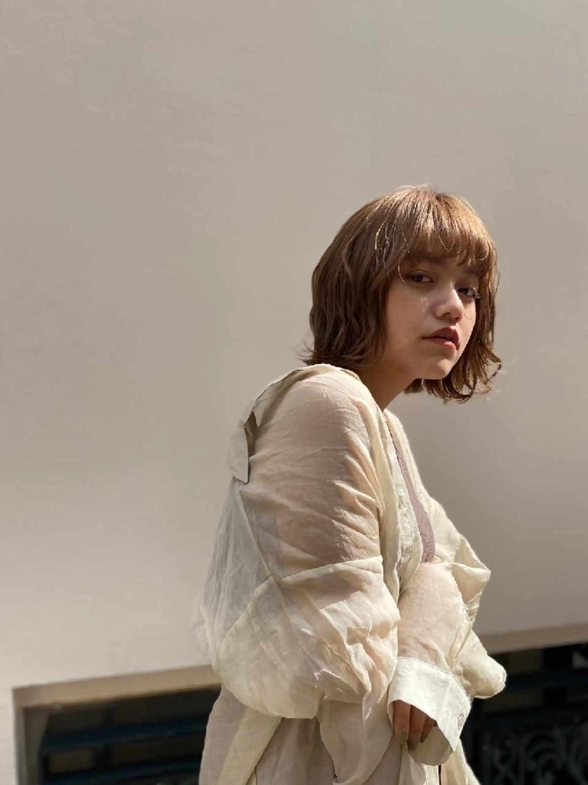 ショート ⭕鏡のような劇艶× 自然なストレート⭕️のヘアスタイル