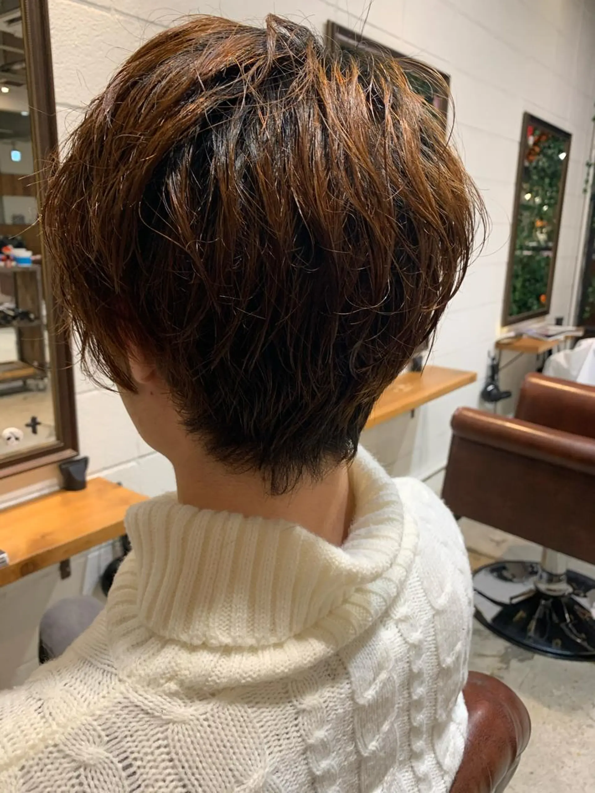 ショート メンズ ショート🌼パーマ 本間正子のヘアスタイル