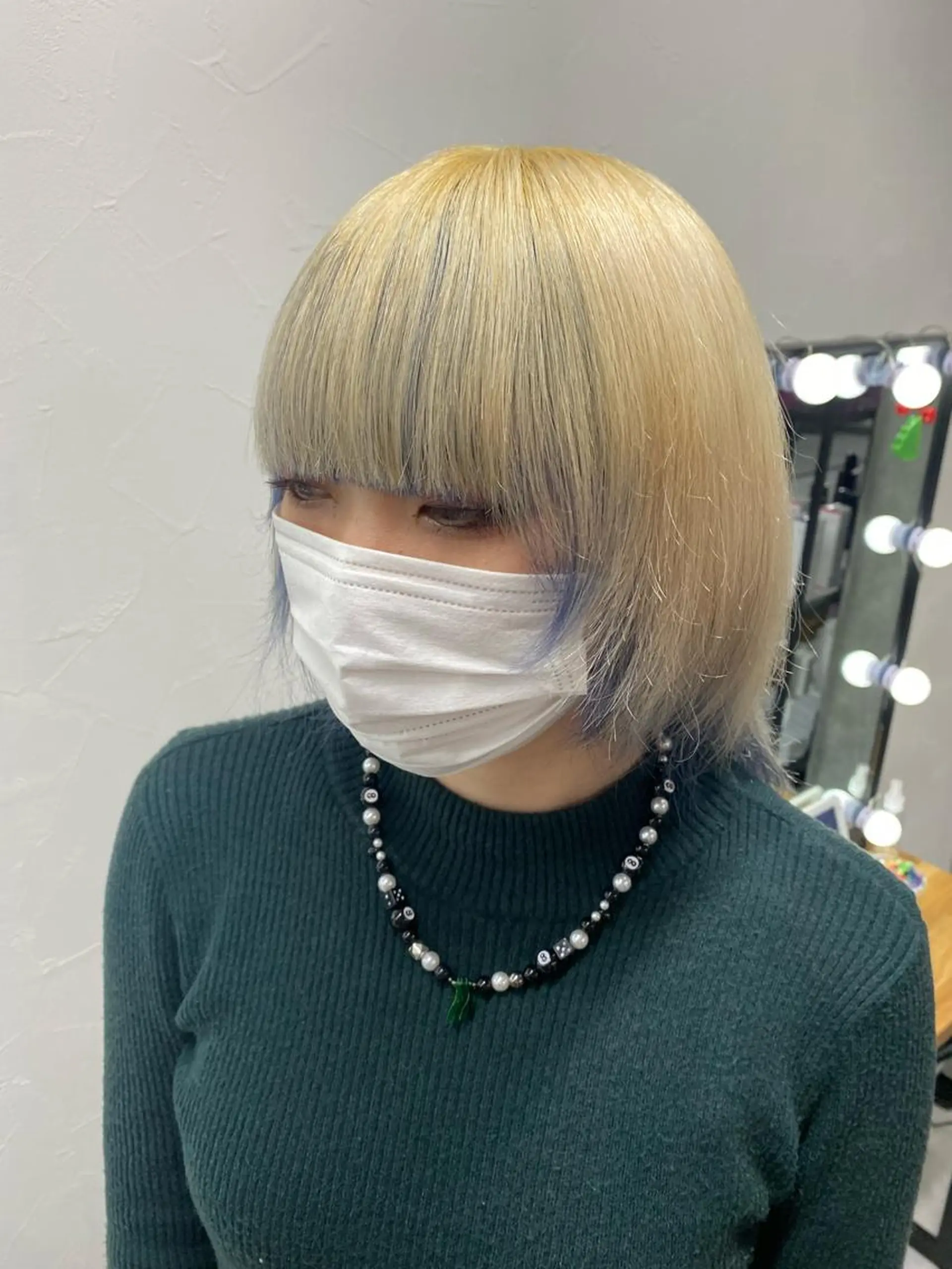 ショート カラー ヘアカラー トリートメント 韓国ヘア特化💍 tiam💍ブリーチのヘアスタイル