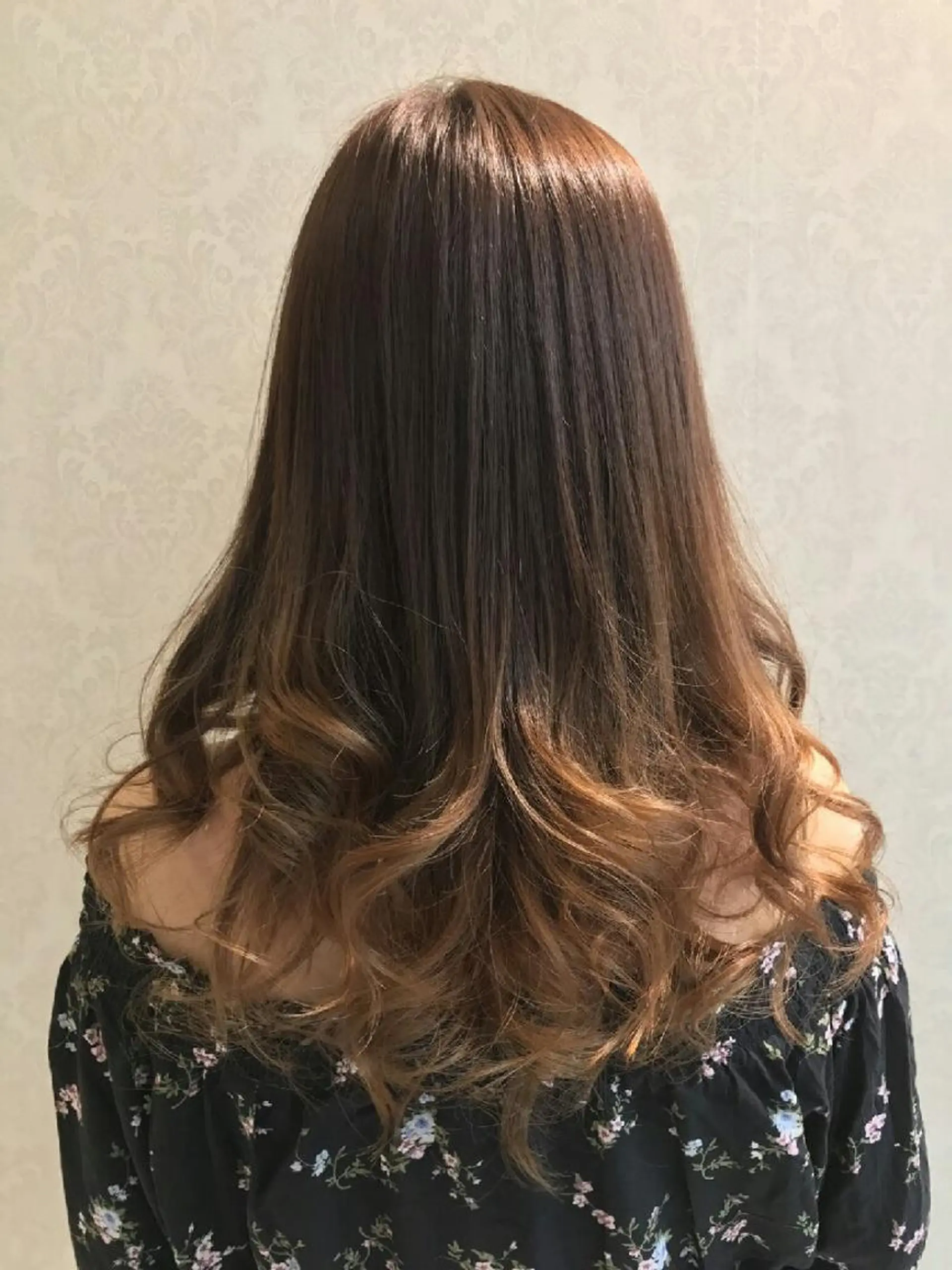 ロング カラー グラデーションカラー 福田 武士のヘアスタイル