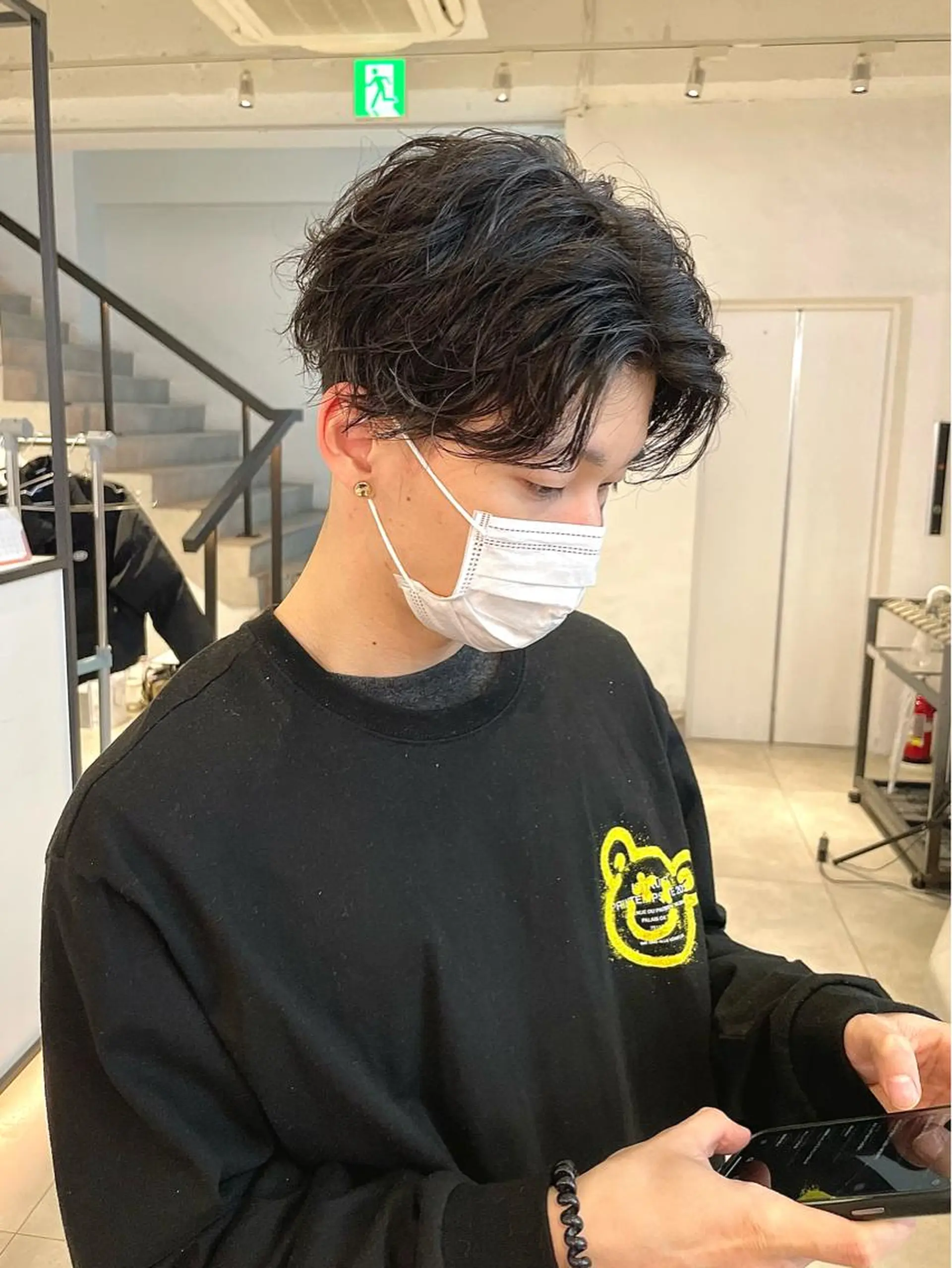 パーマ メンズ 新宿【メンズパーマ】 塩澤太一のヘアスタイル