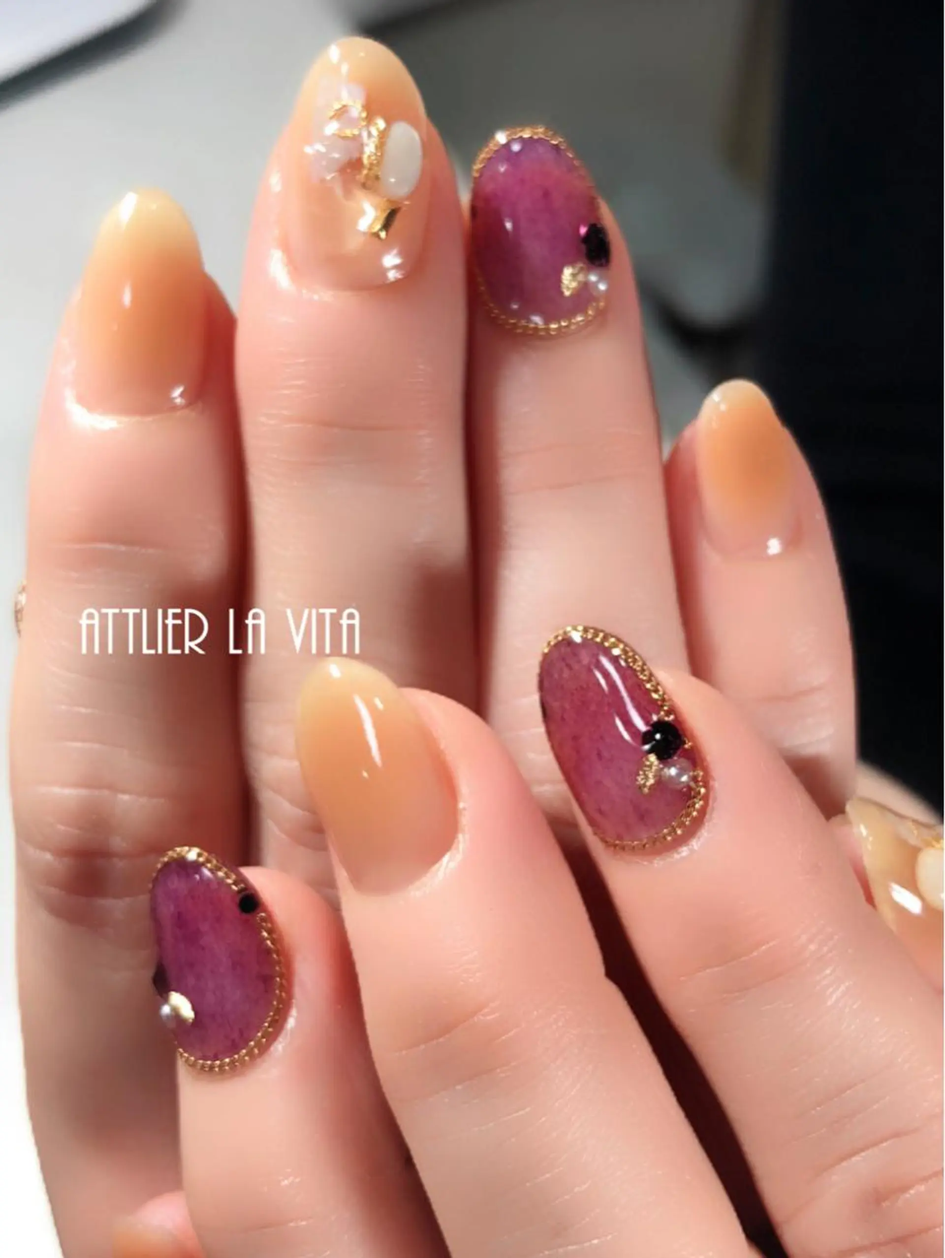 ネイル ハンドネイル atelier la vita所属・lavita. mimuraのネイルデザイン