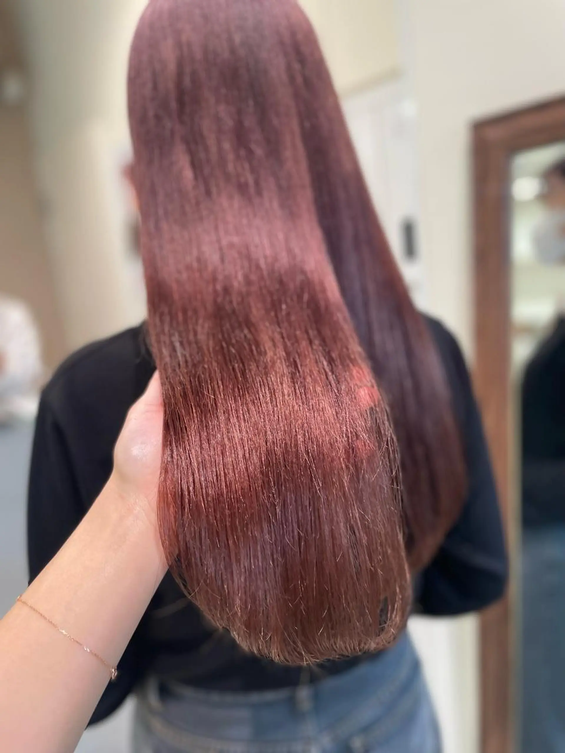 ロング カラー ベージュカラー ブリーチ ピンクカラー ピンクベージュ ボブ/インナーカラー /眉毛/Miyuのヘアスタイル