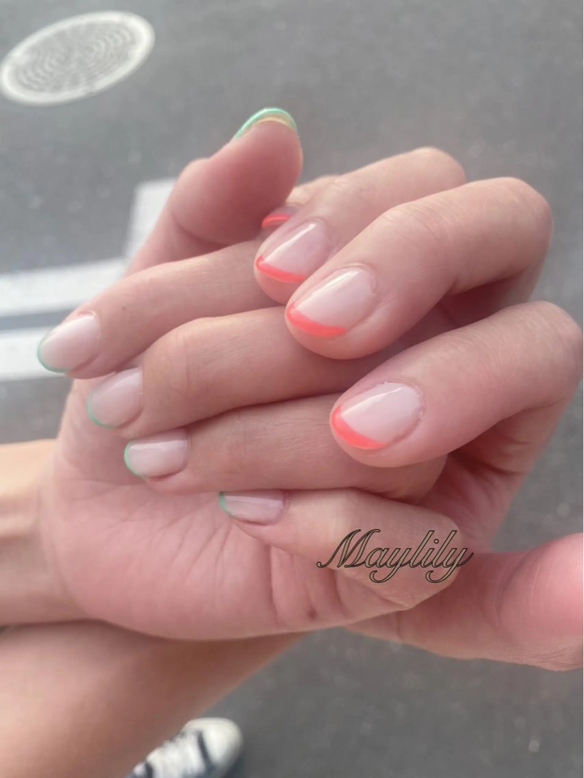 ネイル 持ち込み ハンドネイル Nail care salon Maylily所属・Nail salon Maylilyのネイルデザイン