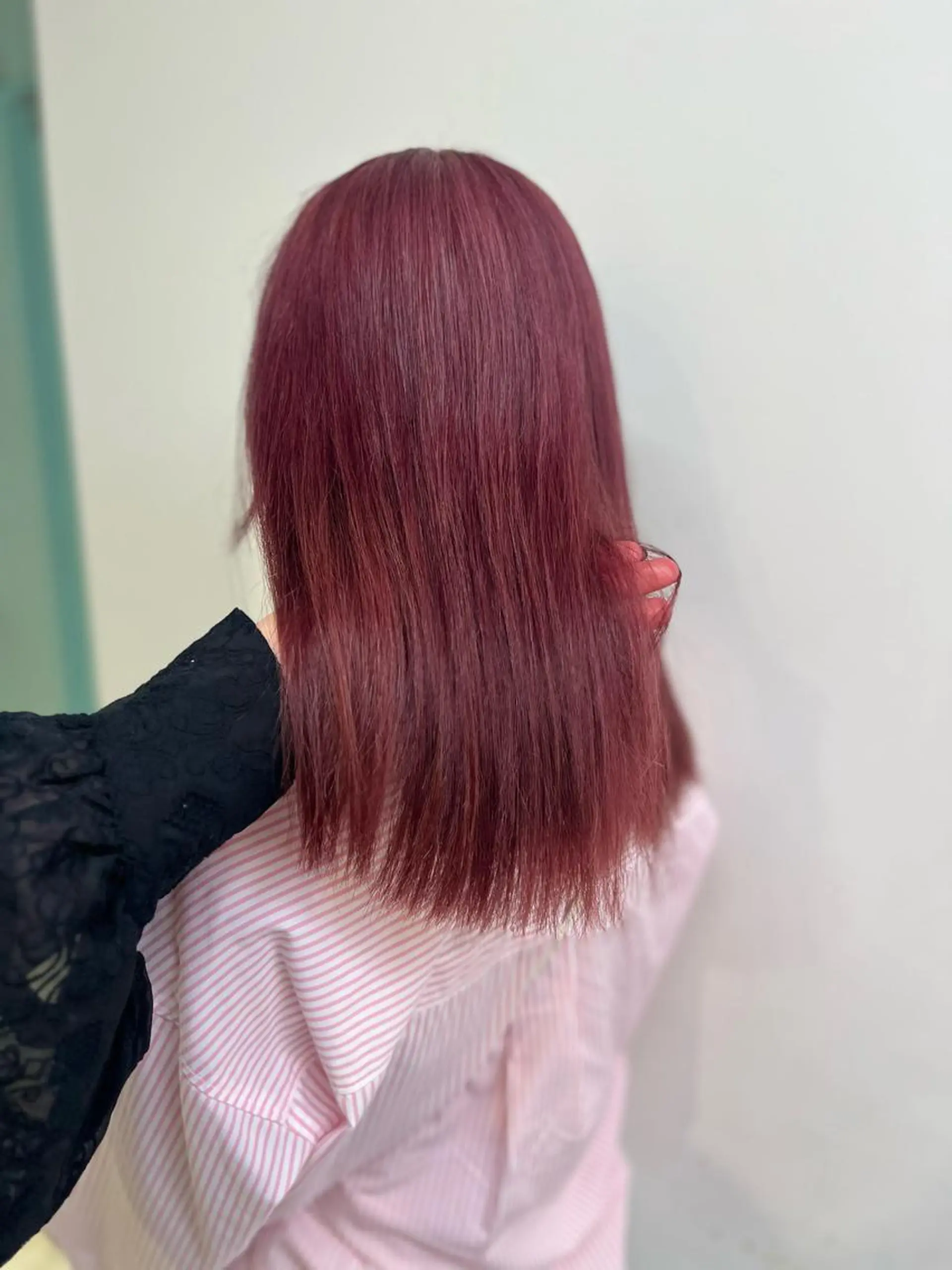 セミロング カラー ヘアアレンジ ヘアカラー トリートメント ヘアセット 愛されカラー🩷 はるなのヘアスタイル