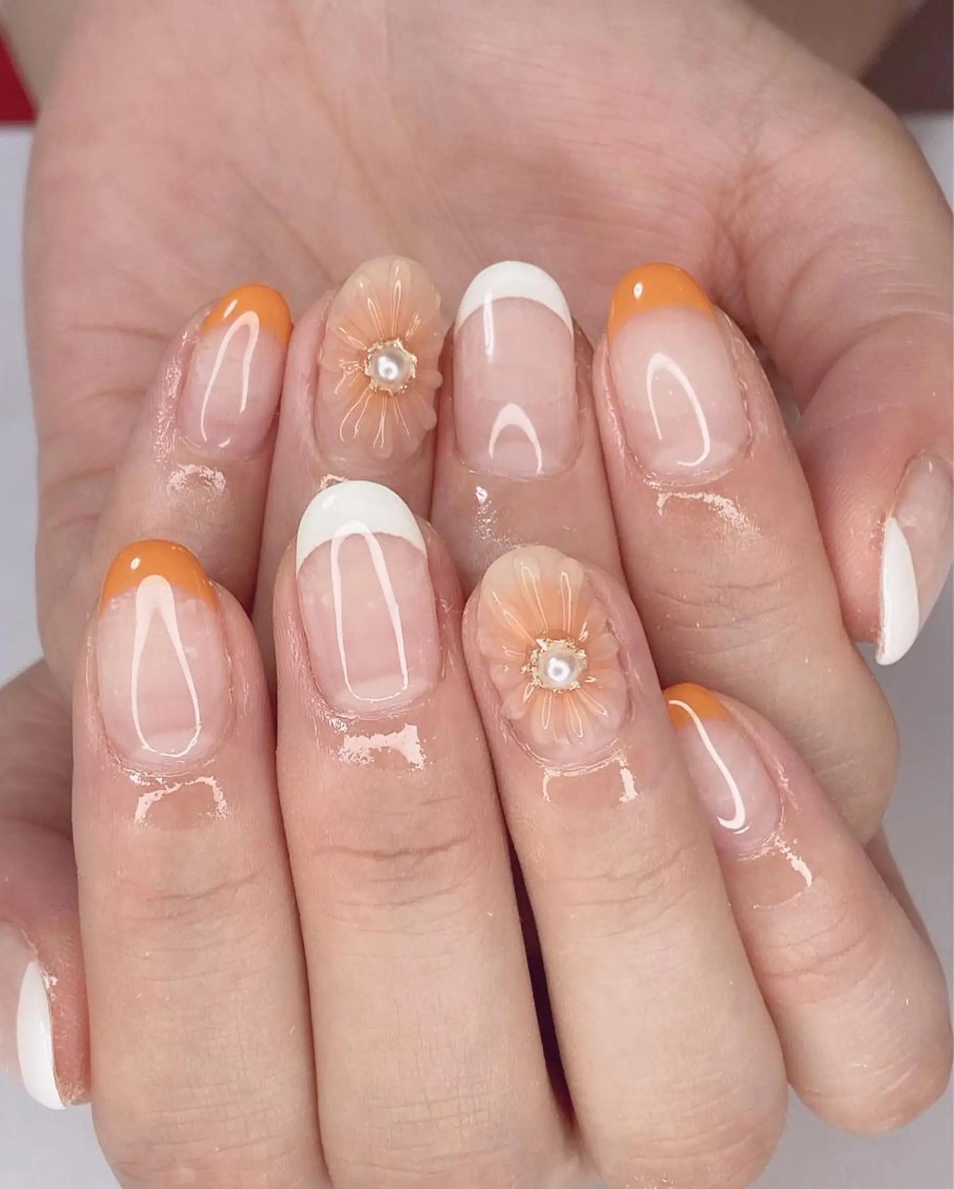 ネイル アートネイル オーロラネイル チークネイル 桜ネイル クリアネイル Ｎail Ｓalon ertiのネイルデザイン