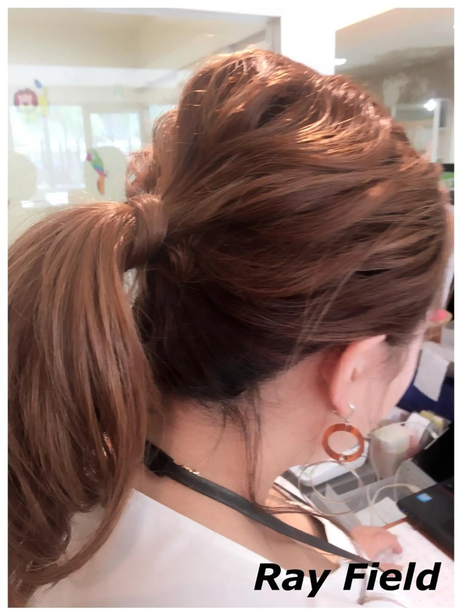 セミロング カラー ヘアアレンジ mai /Lita中央橋のヘアスタイル