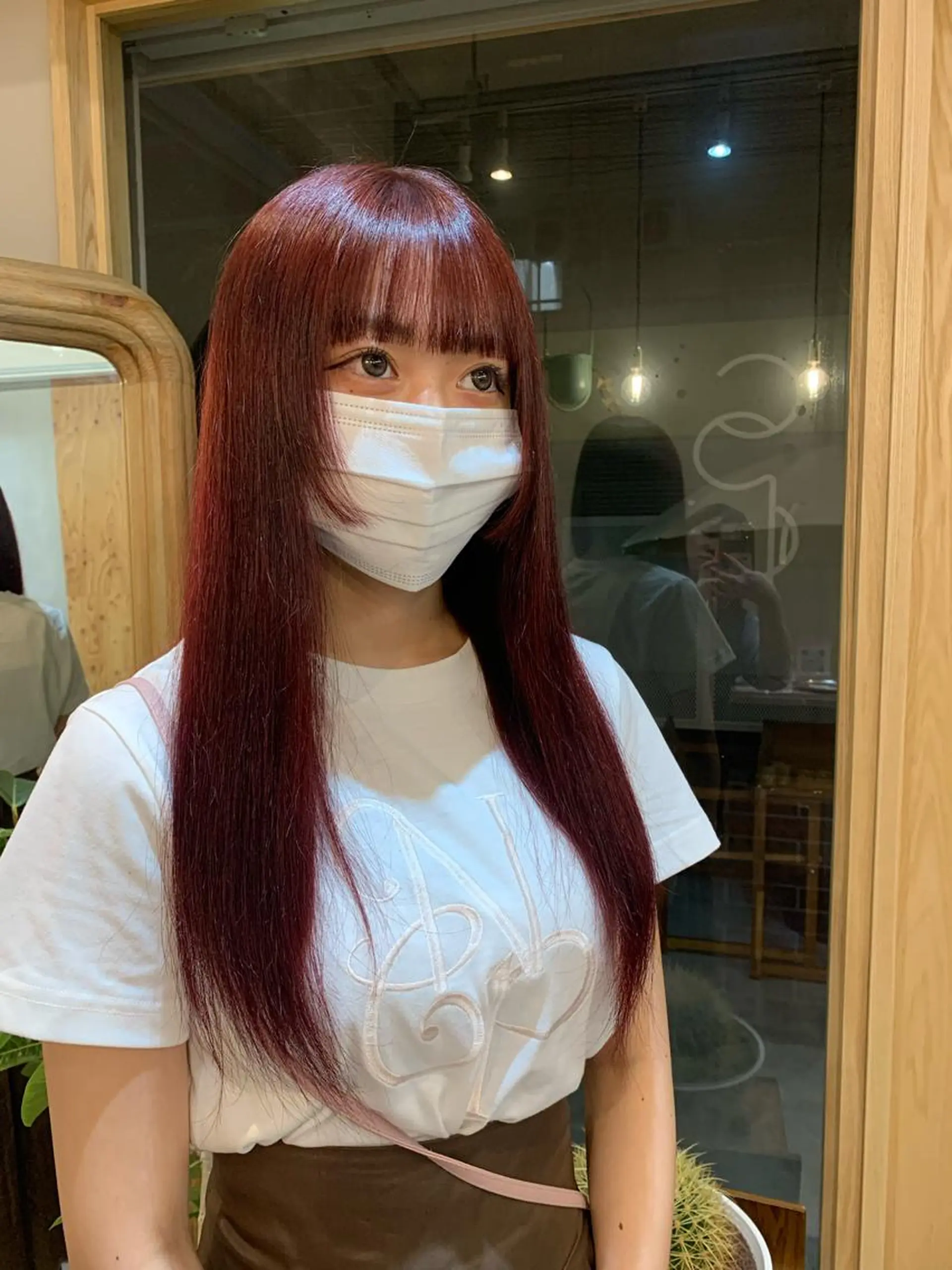 カラー ブリーチ ダブルカラー ブリーチなしカラー ヘアカラー cope'u みゆのヘアスタイル