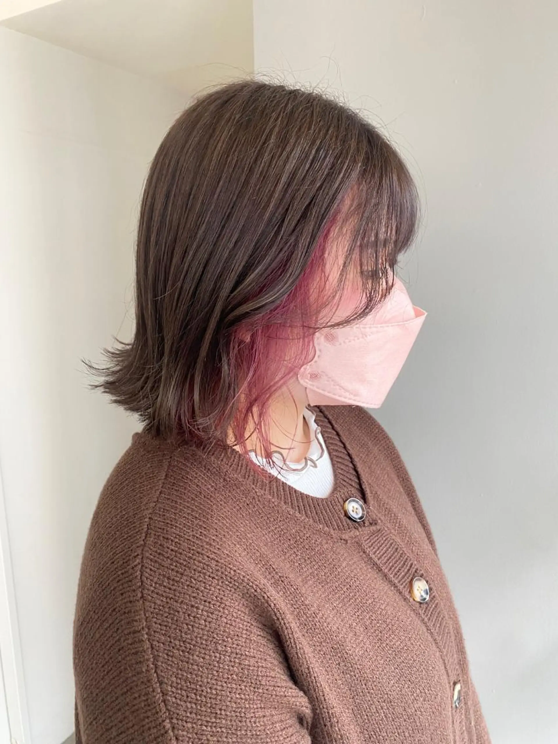 ミディアム カラー ヘアアレンジ ヘアカラー ボブ /ニュアンス/ satomi🧸💖のヘアスタイル