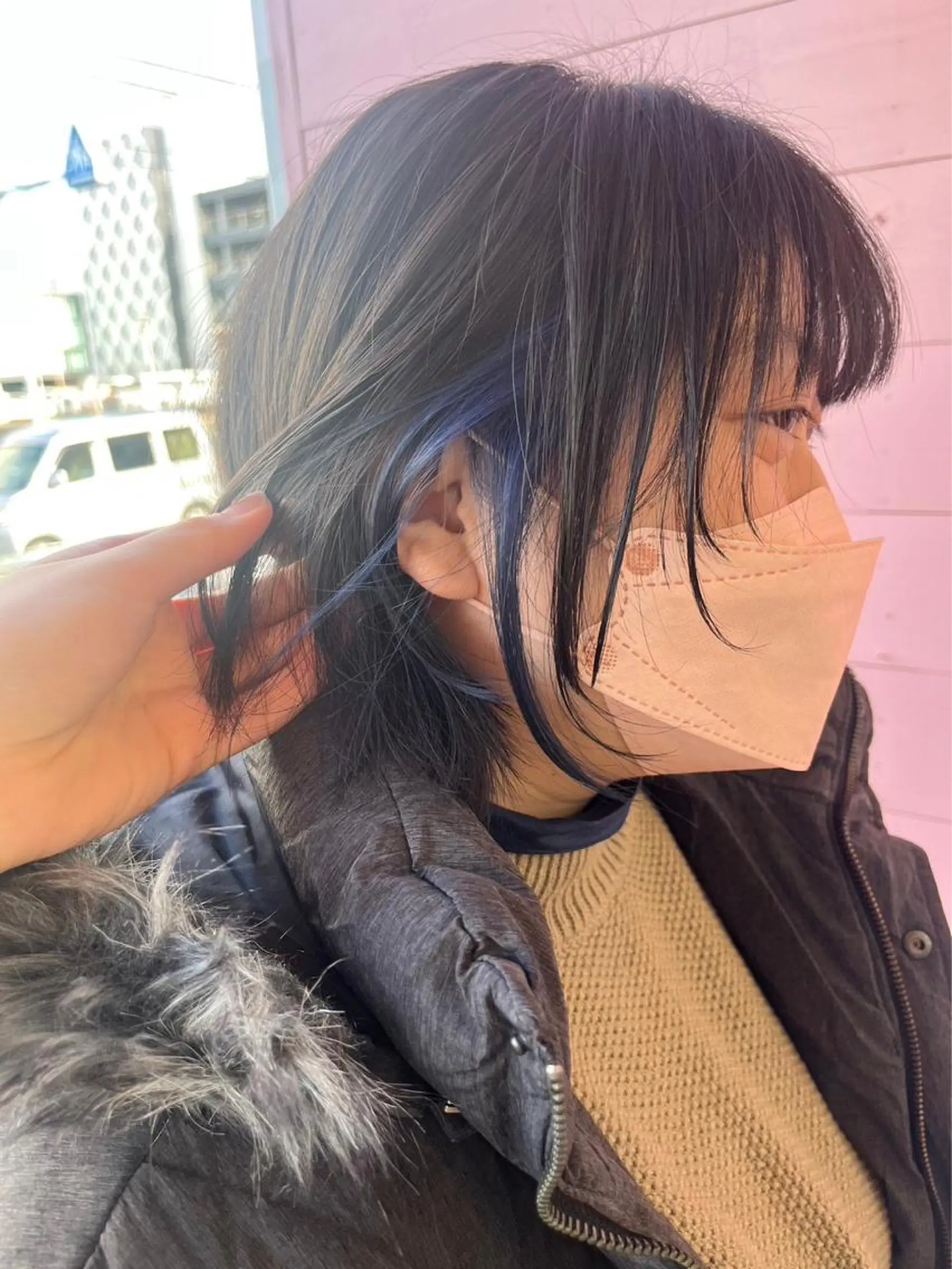 ショート 韓国風カラー ボブ ハイライト 髪質改善 韓国風ヘア ミシェル /韓国ヘア🕊️のヘアスタイル