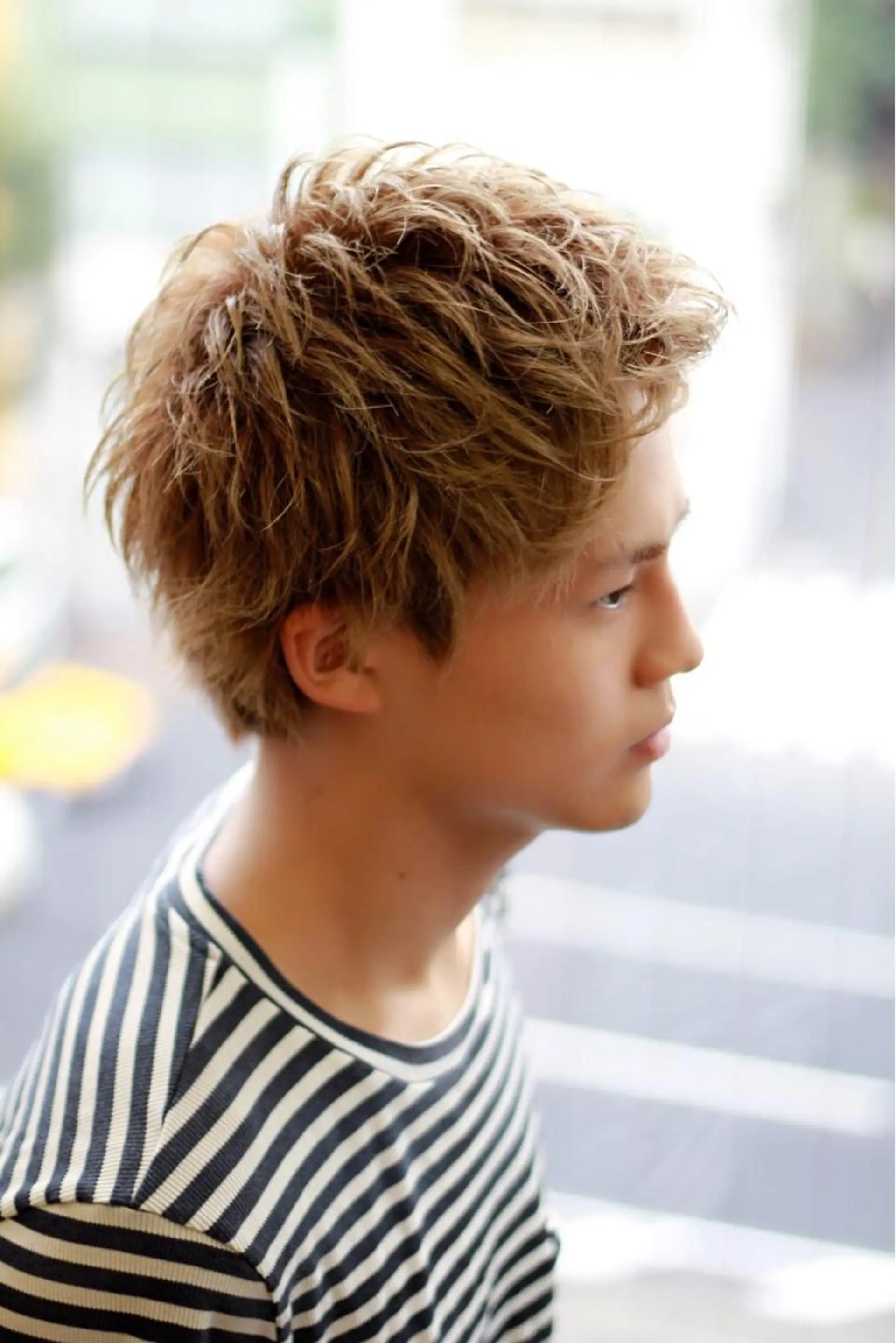 メンズ LAS 代表 ナガカワ コウヘイのヘアスタイル