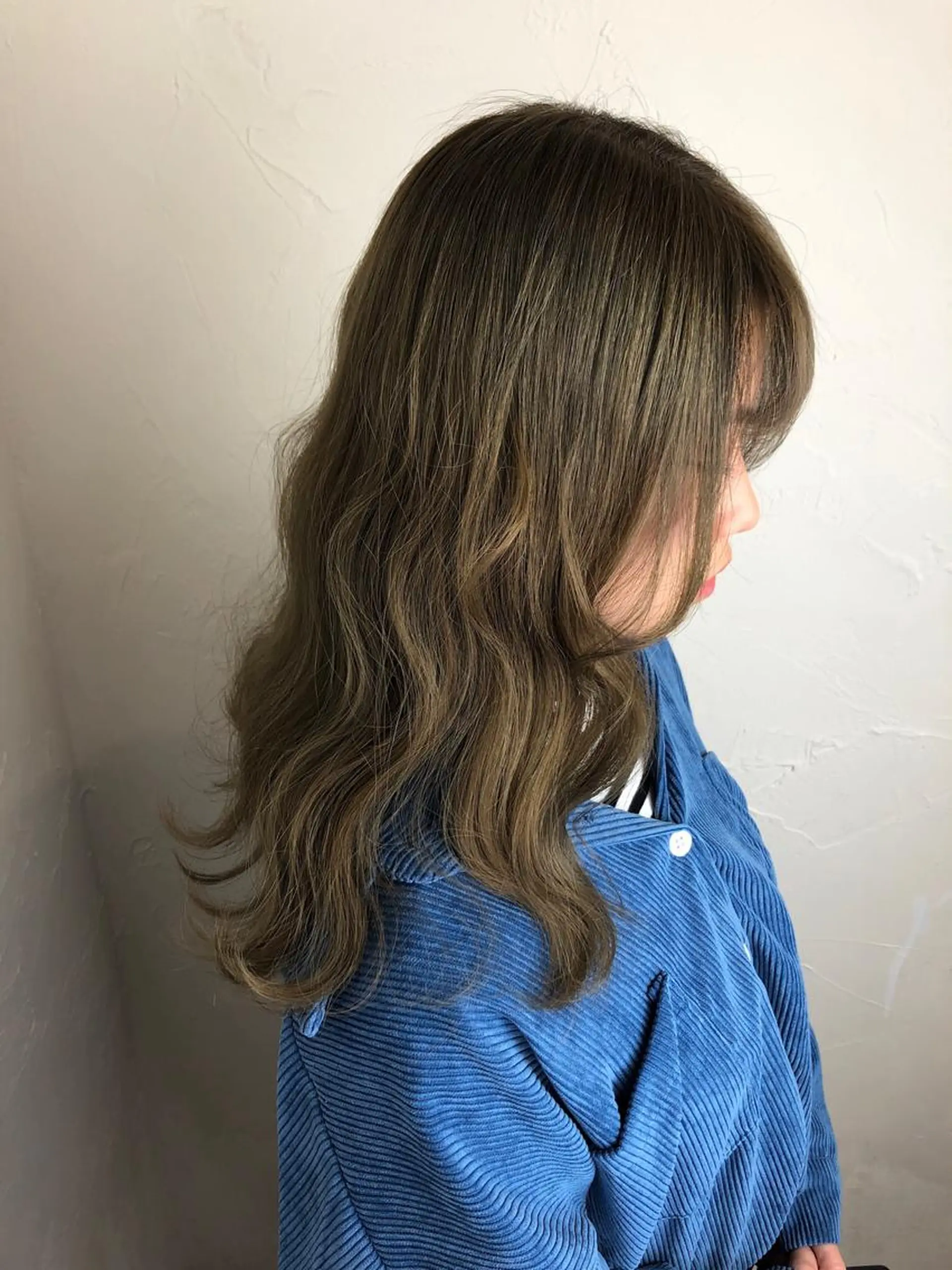 セミロング カラー 古山 勇太のヘアスタイル