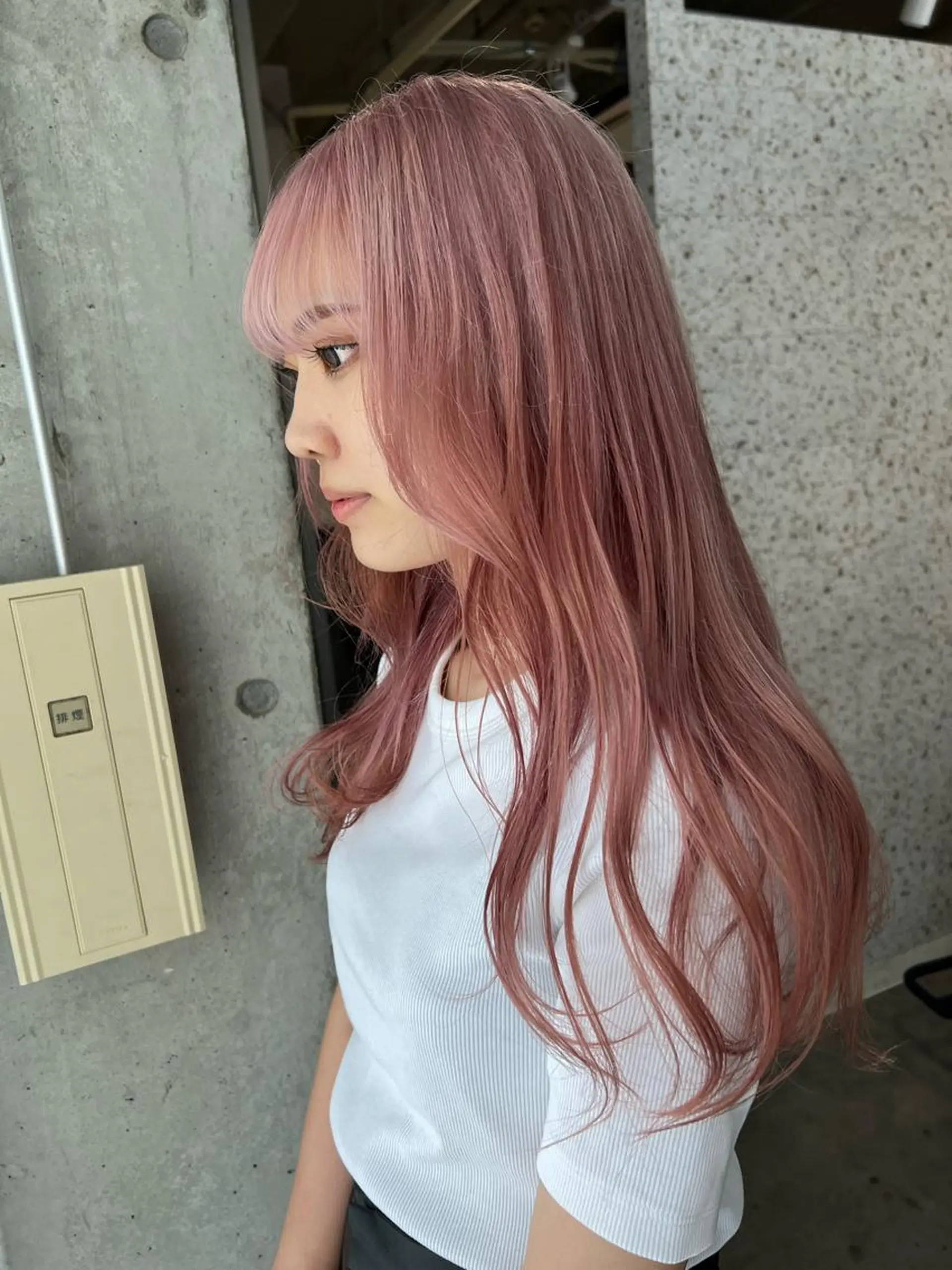 ロング カラー ピンクカラー ヘアカラー Ayaka🩰🎀 ガーリー/暖色♡のヘアスタイル