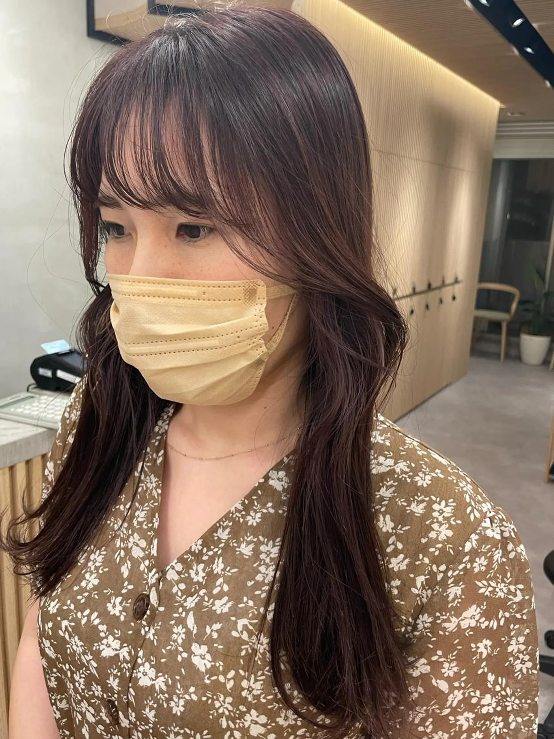 ロング カラー パーマ ヘアアレンジ レイヤー縮毛矯正 ささきすずね💗のヘアスタイル