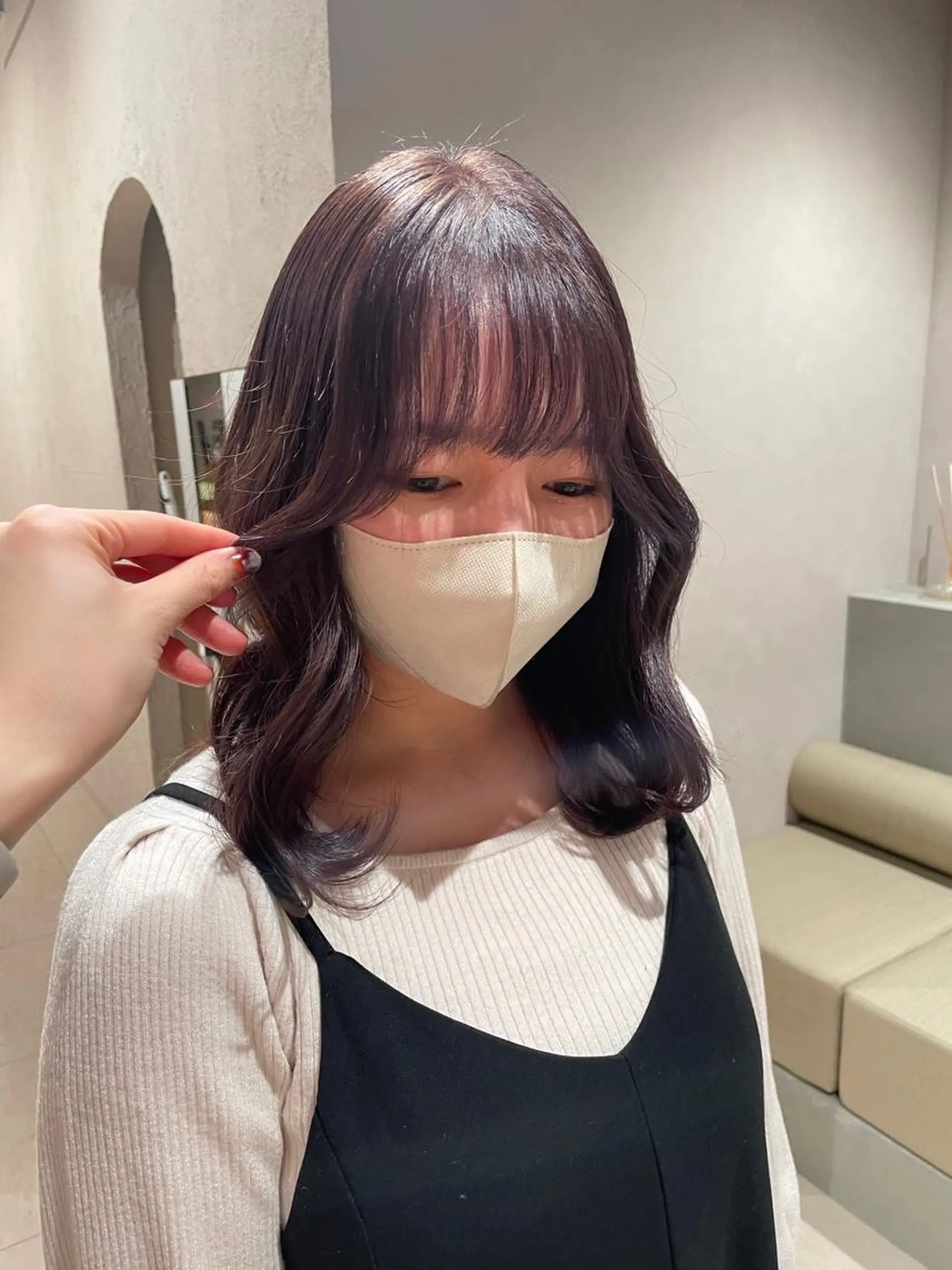 ミディアム カラー ミディアムヘア Chifumiのヘアスタイル