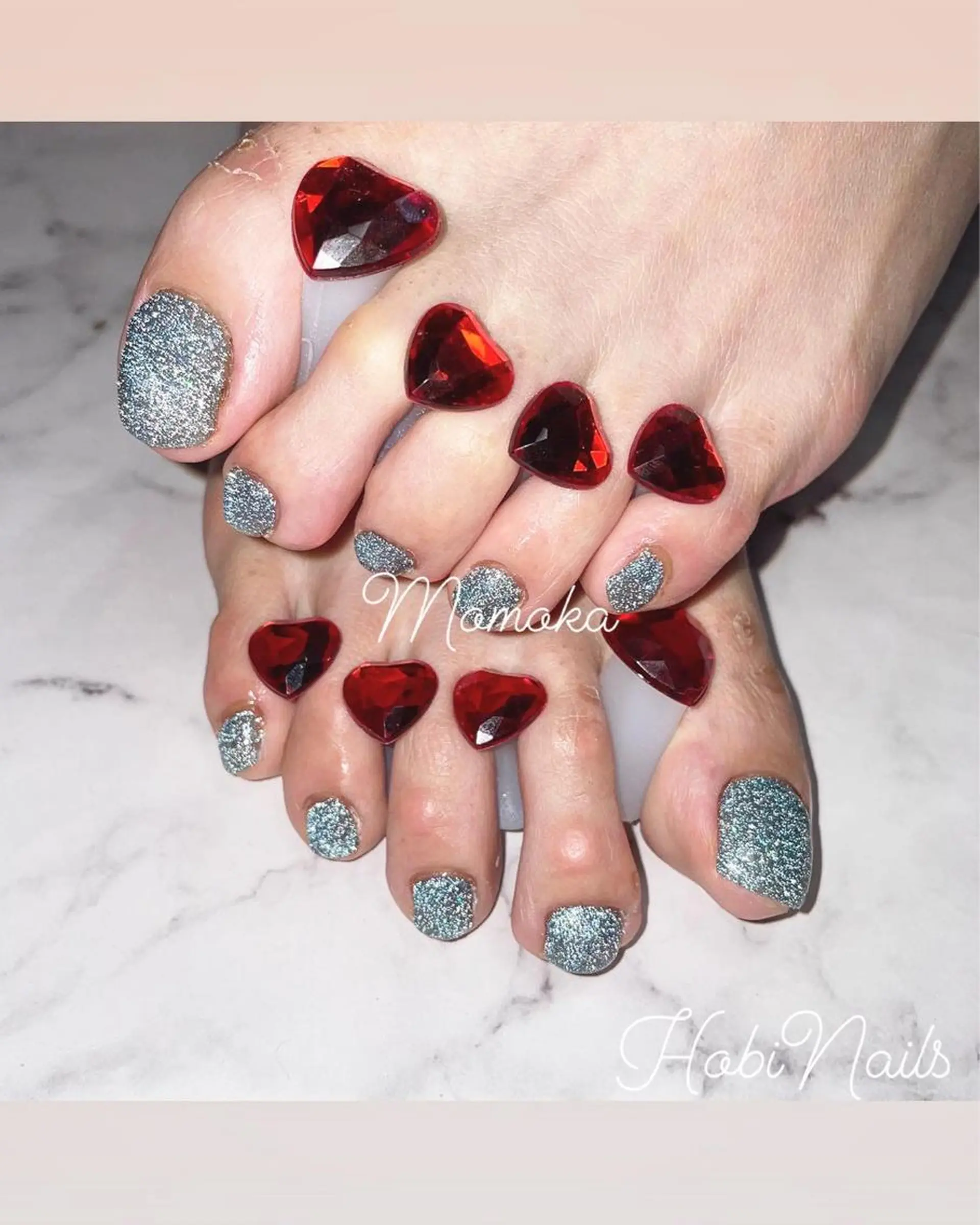 ネイル フラッシュネイル フラッシュマグ マグネットネイル momoka_nails所属・Momo Nailsのネイルデザイン