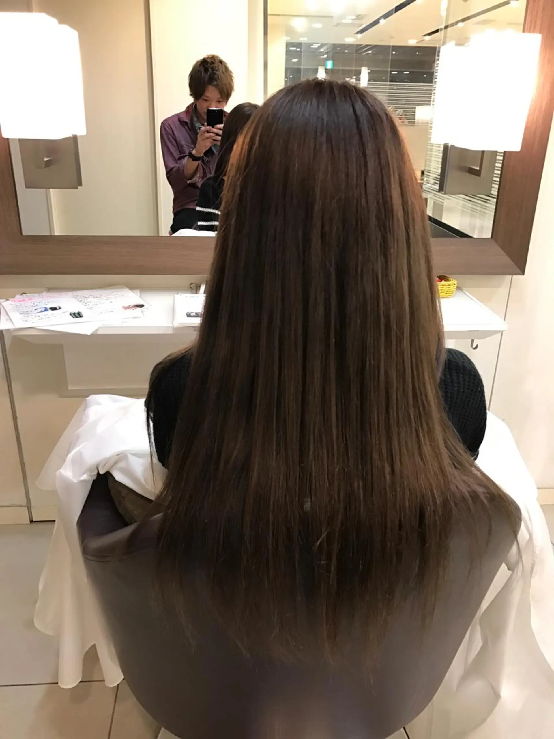 ロング カラー 似合わせ／代表 髪質改善/山田将大のヘアスタイル